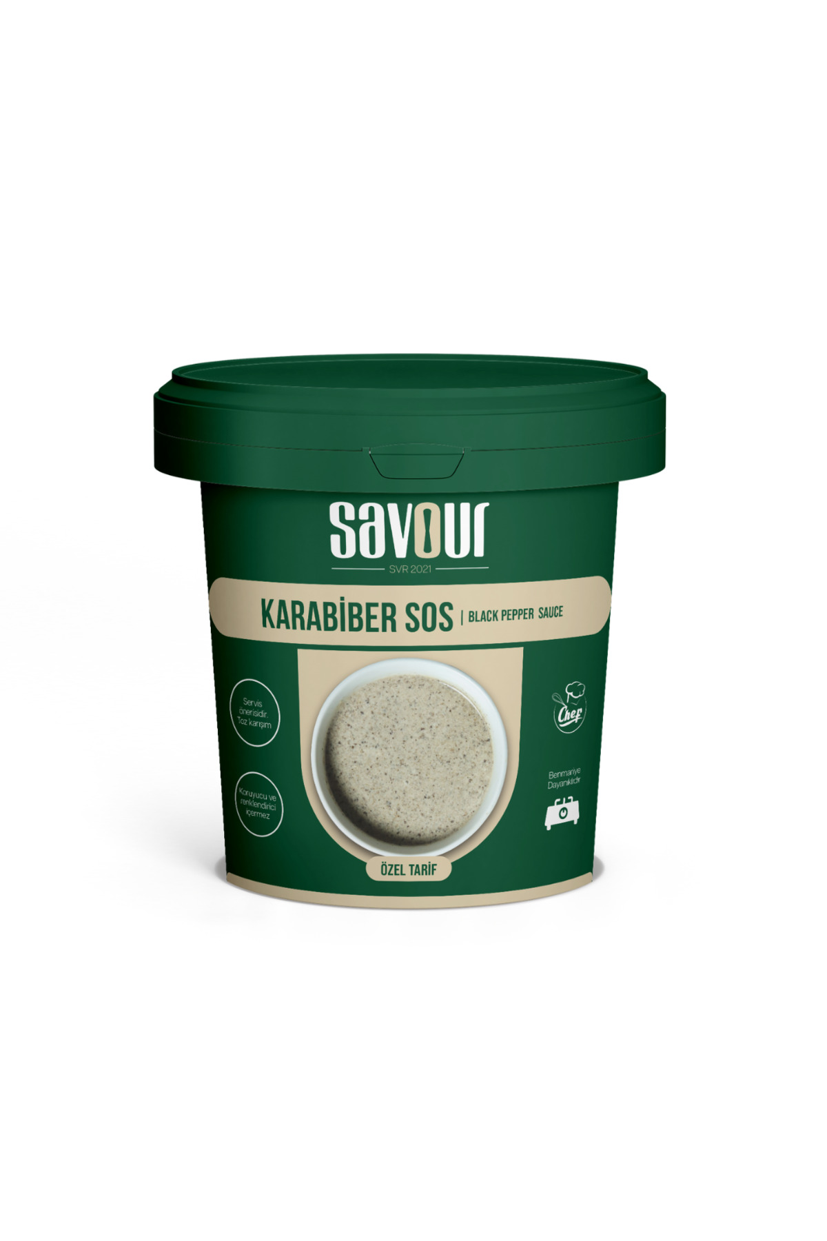 سایر ادویه ها سس فلفل سیاه 500 گرم SVR