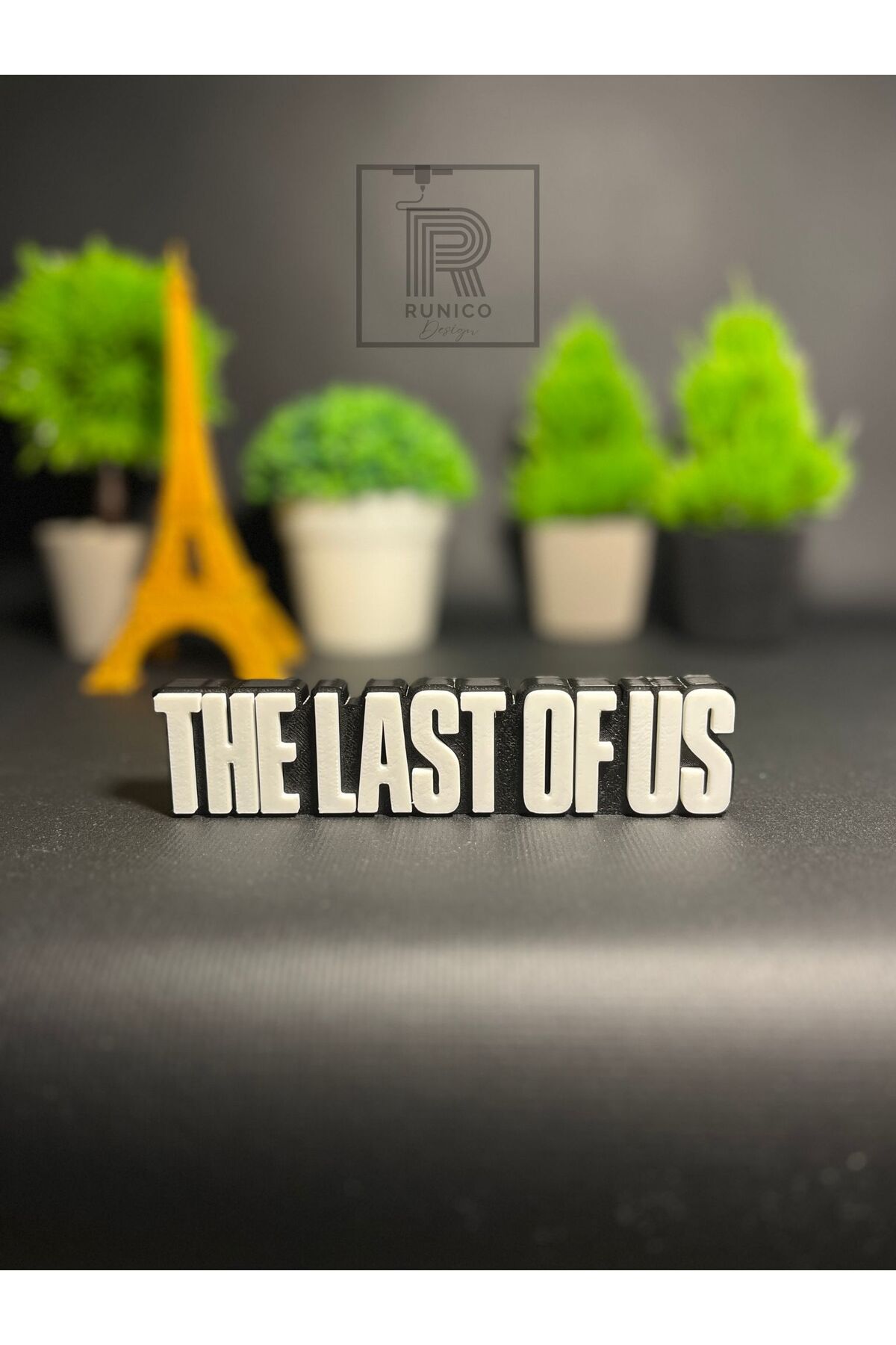 فیگور هدیه تزئینی روی میز 15 سانتی متری لوگو THE LAST OF US از ترکیه Runico Design
