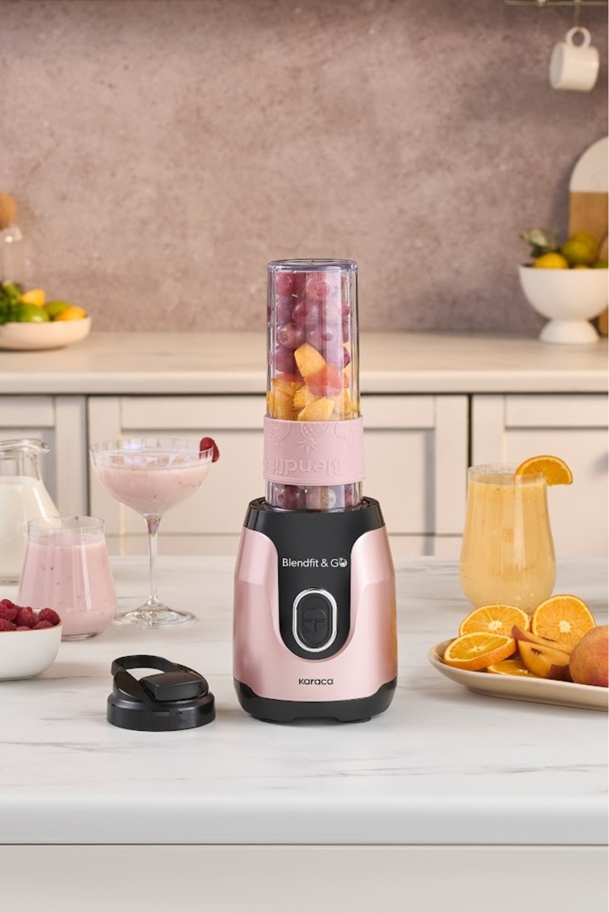 مخلوط کن شخصی اسموتی BLENDFIT GO PERSONAL BLENDER ROSEGOLD اورجینال Karaca