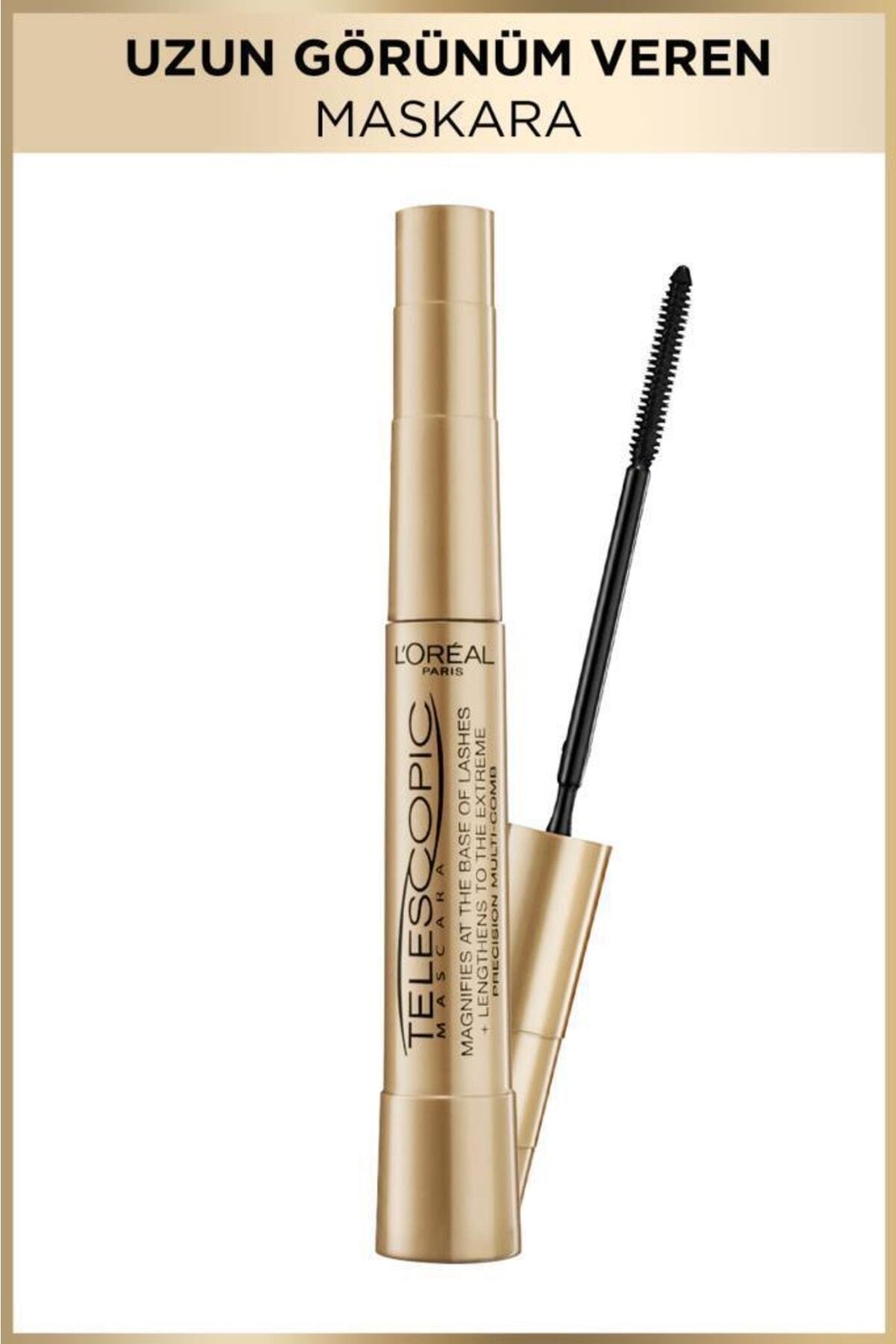 ریمل TELESCOPIC GOLD مشکی و INFAILLIBLE 24H بنیاد پودر سایش تازه 40 CASHMERE L'Oreal Paris