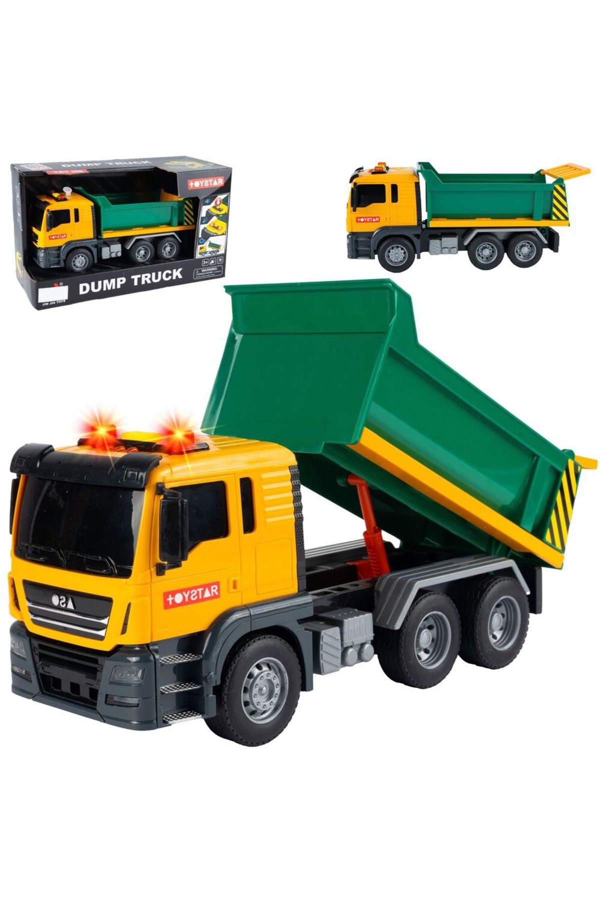 ماشین اسباب بازی کامیون حفاری کمپرسی با صدا و نور Tıfıl Toys