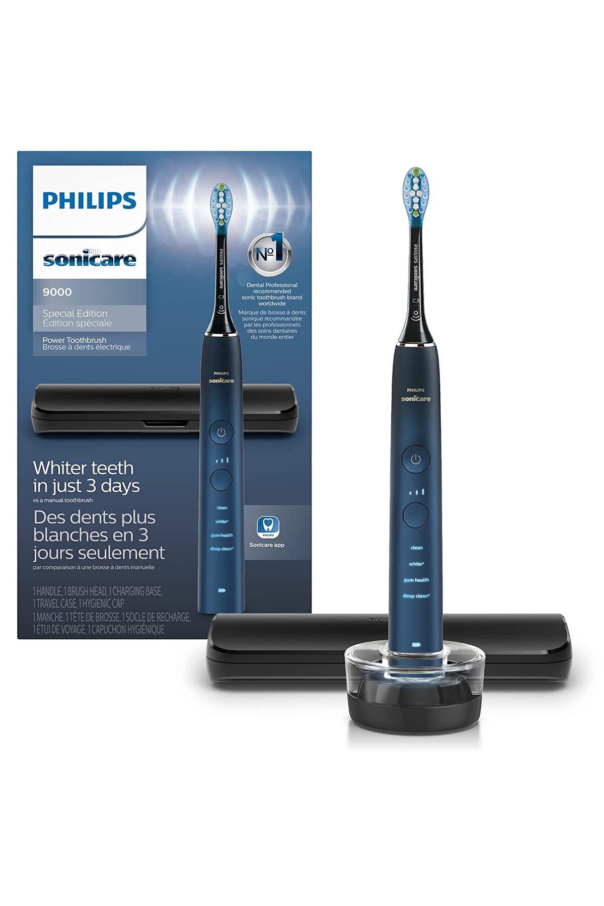 مسواک شارژی SONICARE 9000 نسخه ویژه آبی اورجینال Philips