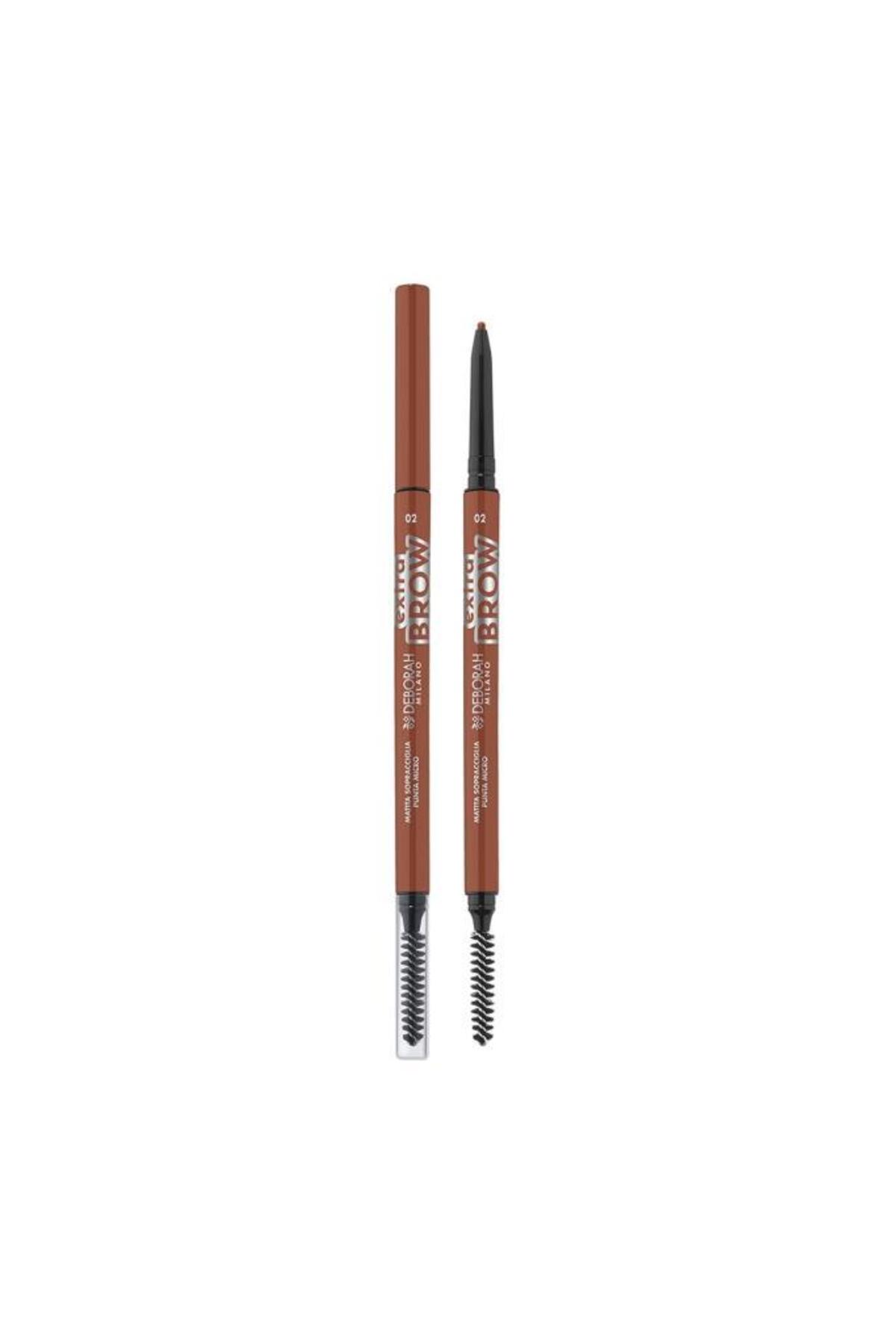 مداد ابروی دبورا Deborah 24Ore Extra Brow نوک‌میکرو، قهوه‌ای 02