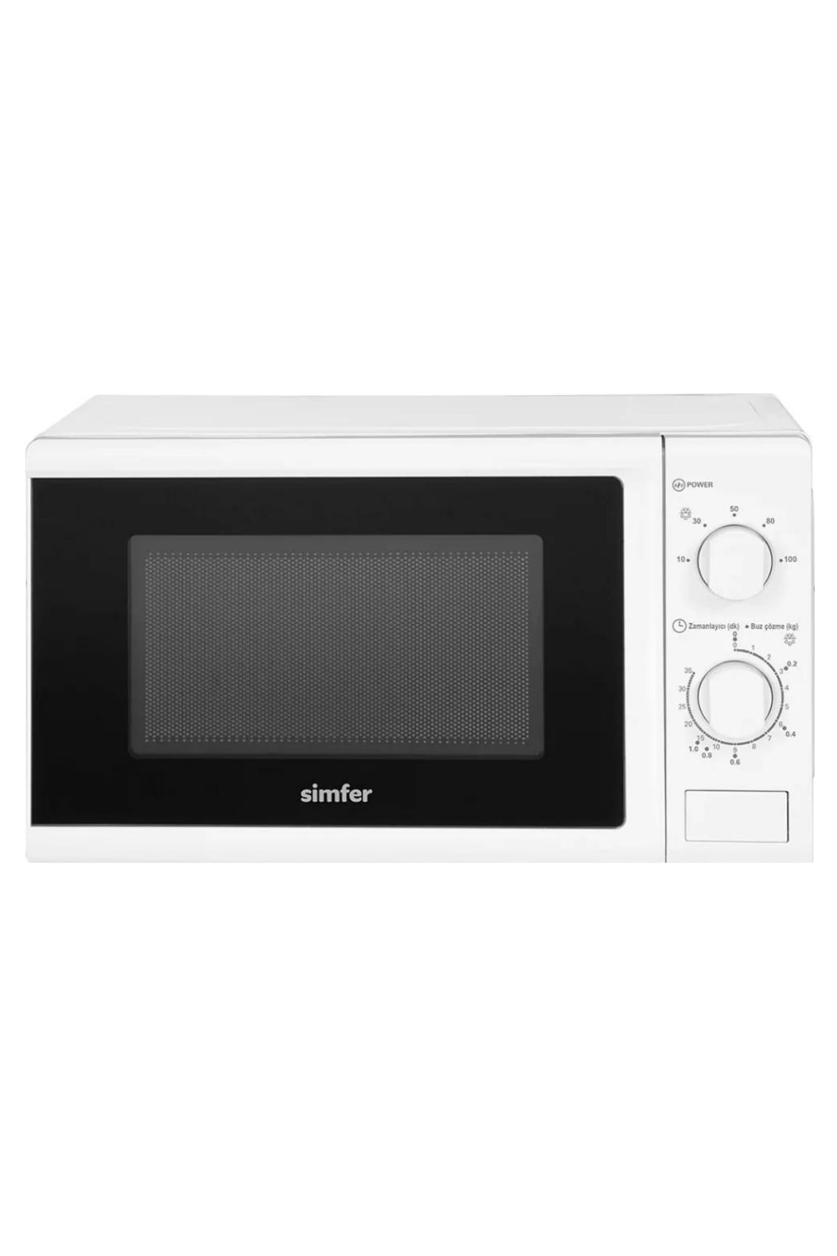 مایکروویو مایکروفر مکانیکی 20 لیتری سفید SK 4601W اورجینال Simfer