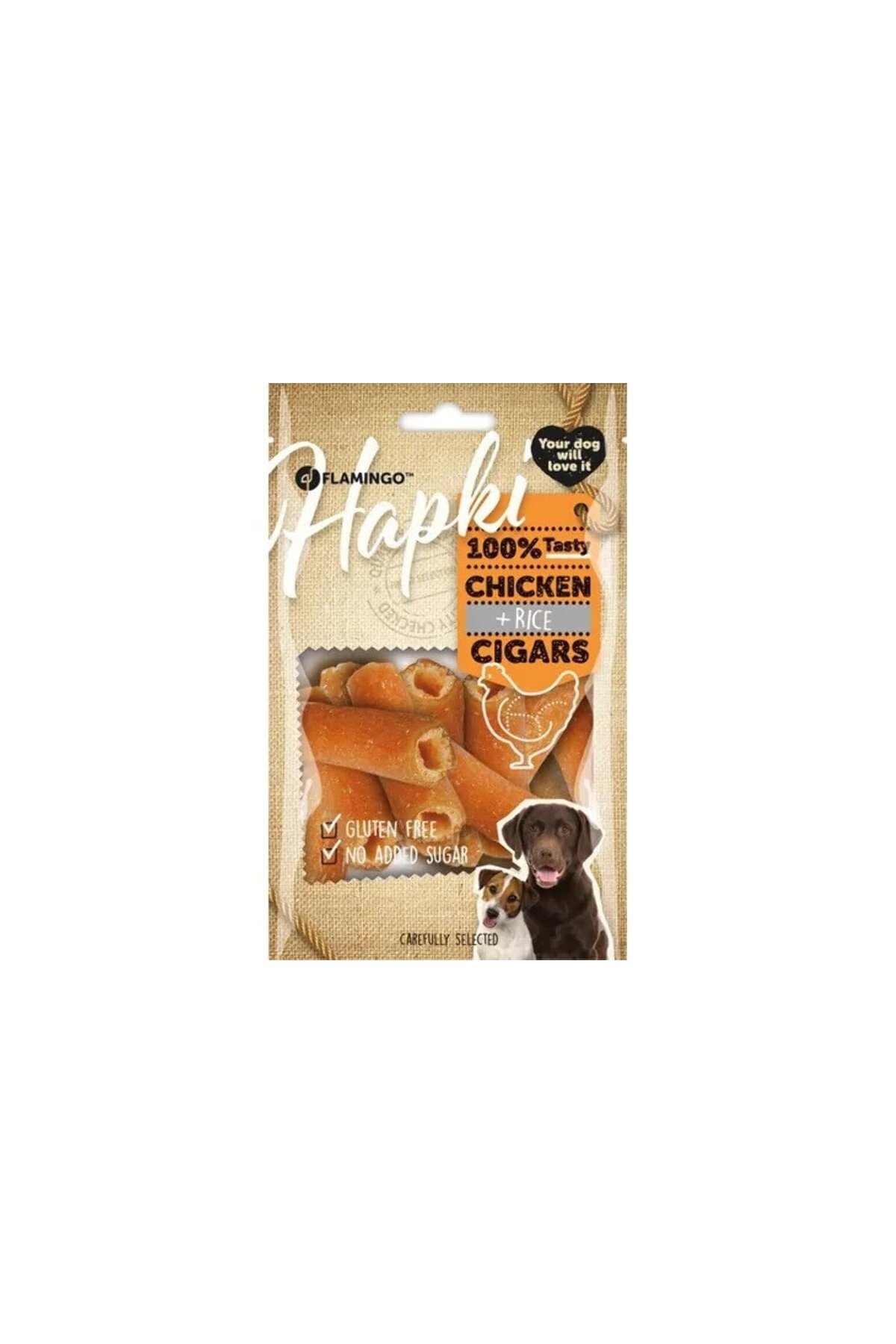 تشویقی سگ فلامینگو Flamingo Chicken Cigars با مرغ و برنج، ۸۵ گرم