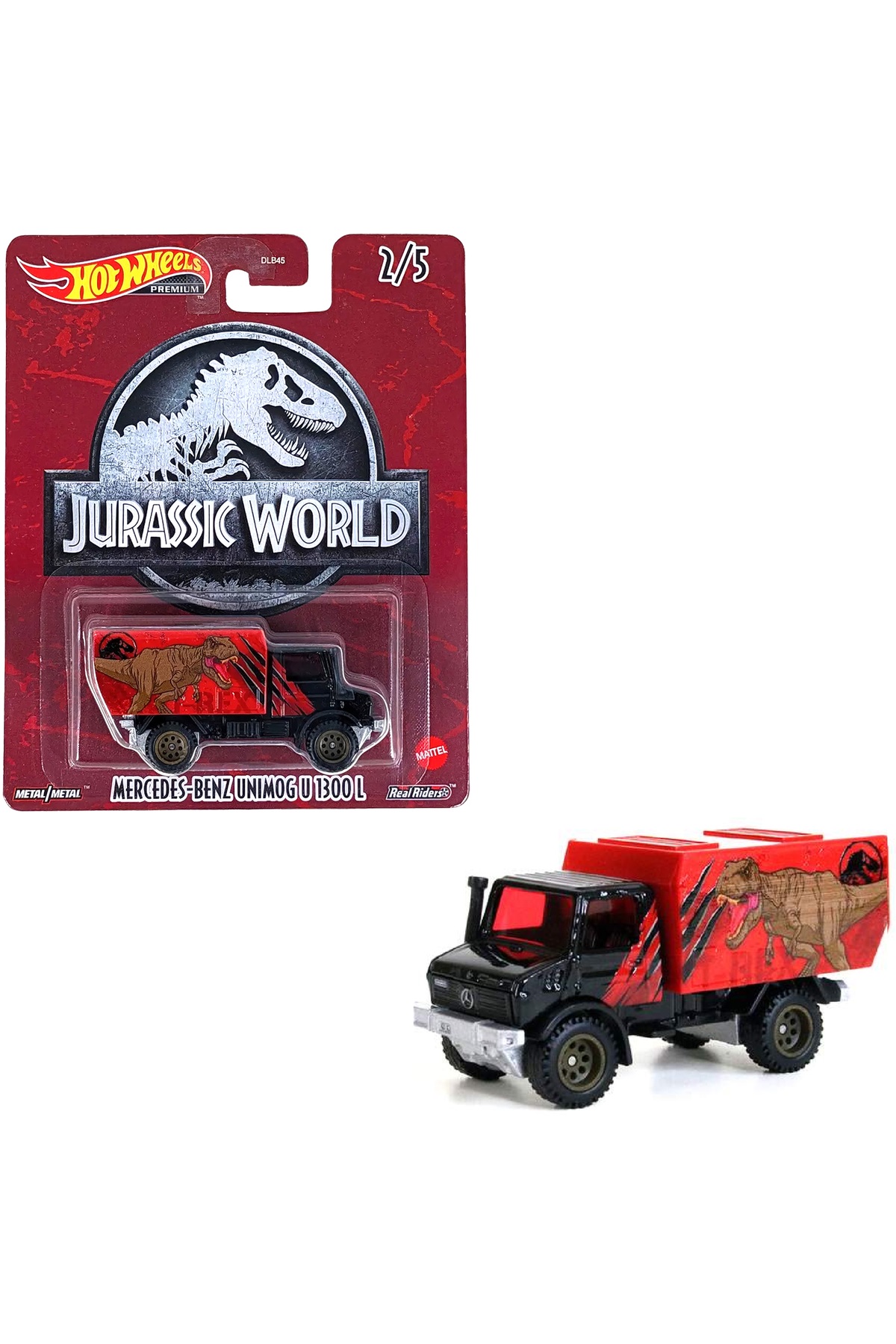 ماشین اسباب بازی JURASSIC WORLD TYRANNOSAURUS REX T DINOSAUR TREX ILLUSTRATED CAR HOTWHEELS VEHEELS VEHICLE هات ویلز اورجینال HOT WHEELS