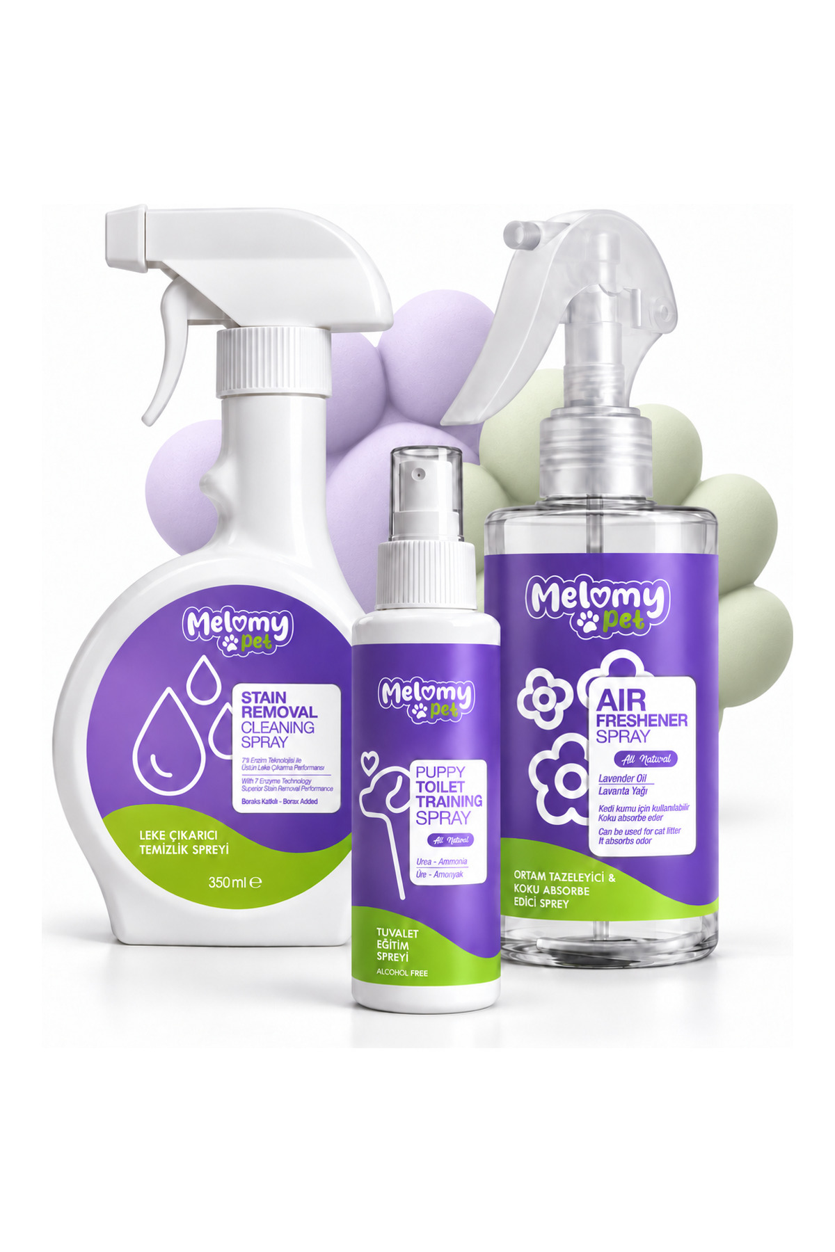 ست مراقبت خانگی گربه و سگ ملومی Melomy مدل MLY103