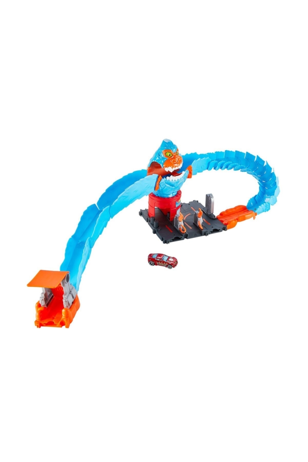 اسباب بازی های فیگور دیگر مجموعه WRECK & RIDE GORILLA HOSTILE CREATURES و 1 ماشین HDR30 HOT WHEELS