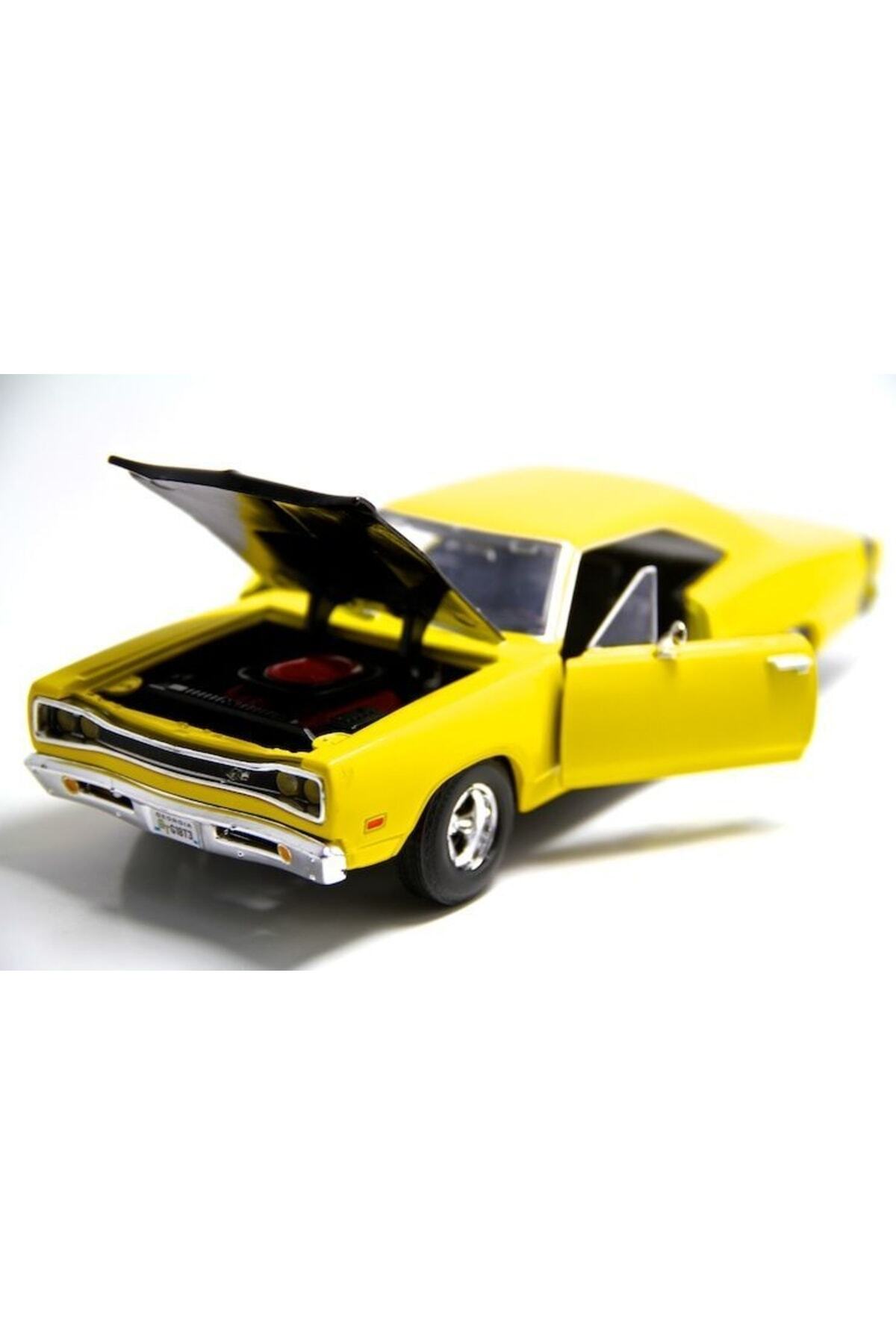 مدل خودرو خودروی زرد موتورمکس 1969 دوج کورونت سوپر بی 1 24 اورجینال Motor Max