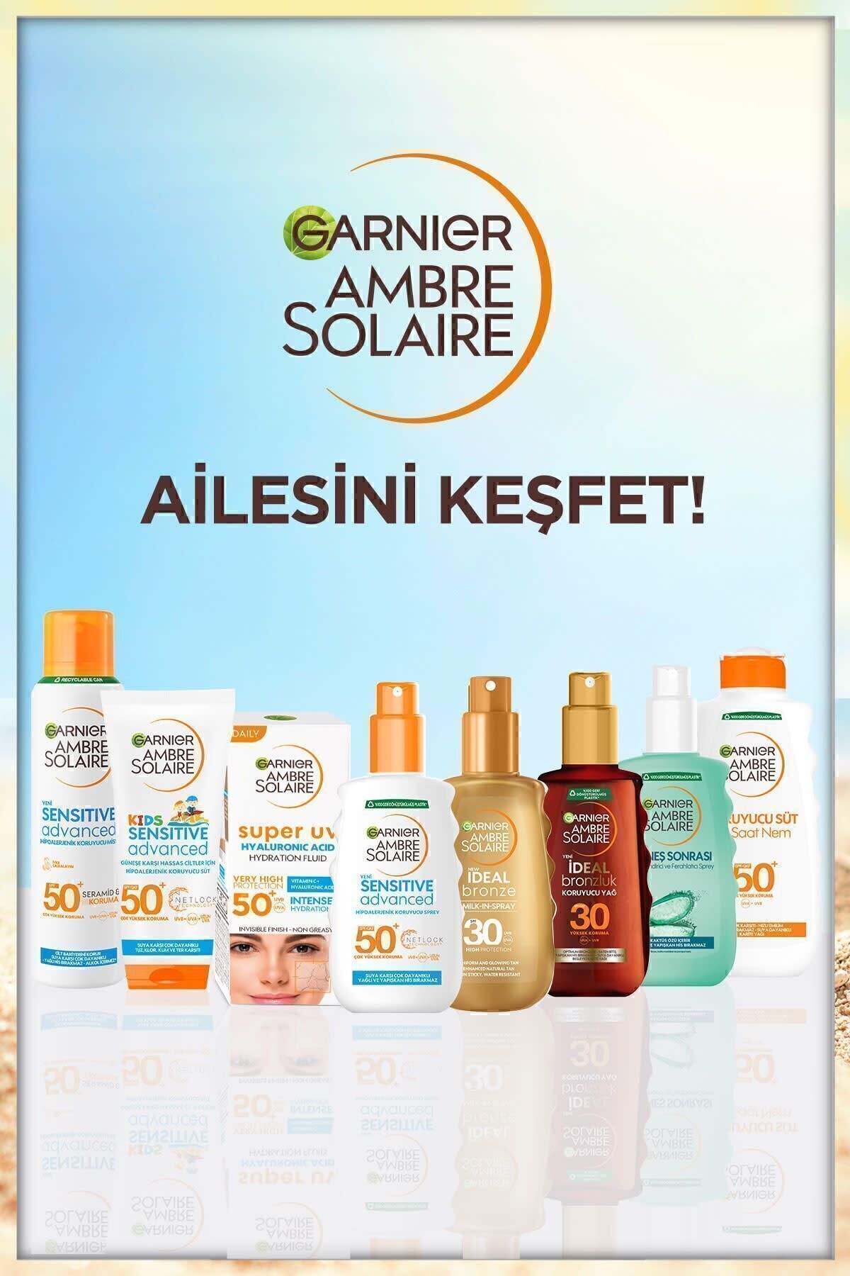 Garnier ضدآفتاب اسپری با SPF 50 برای بدن 200 میلی لیتر