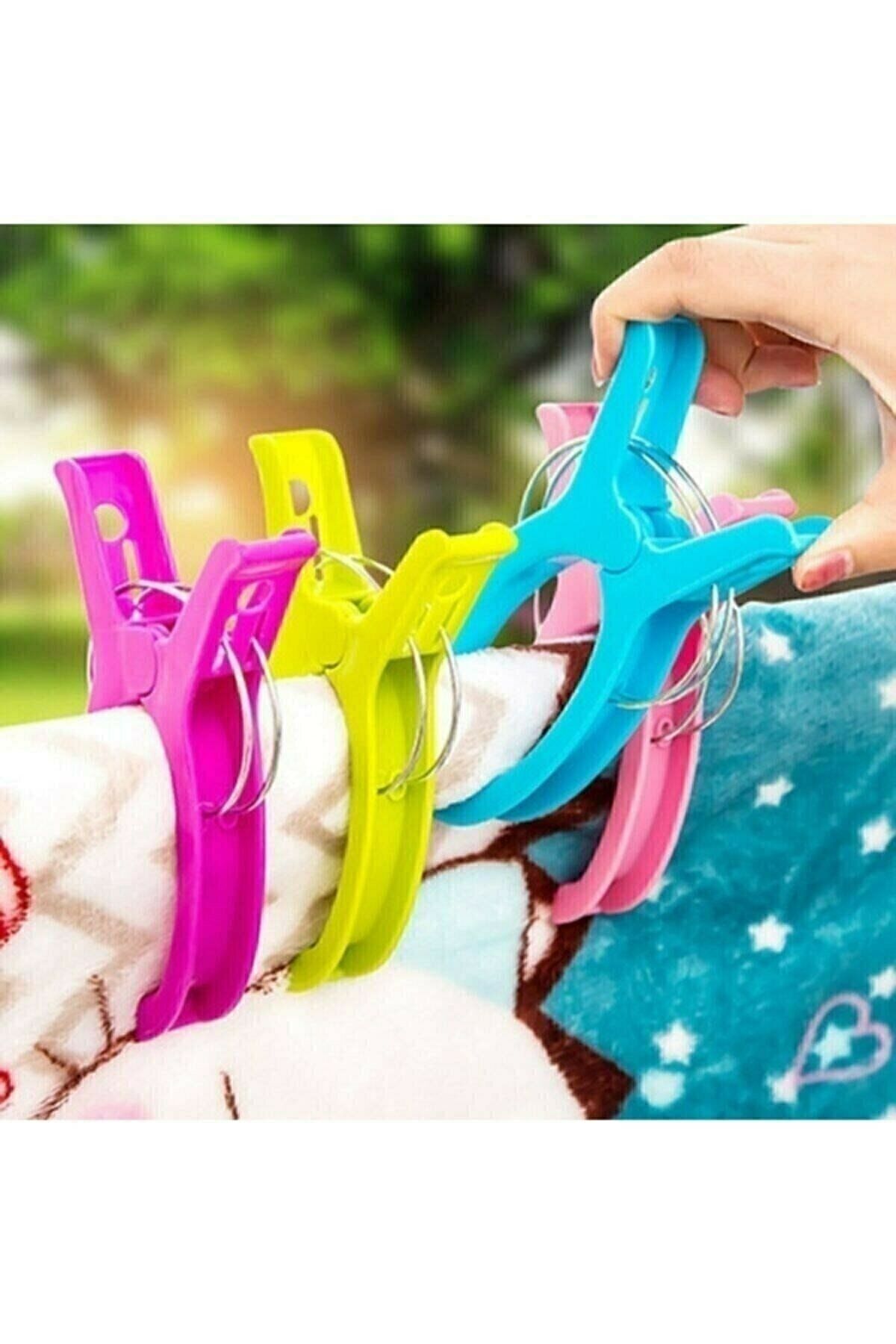 وسایل دریا 6 تکه حوله ساحلی سایز بزرگ گیره تثبیت کننده تخت آفتابگیر XL جا Phigo