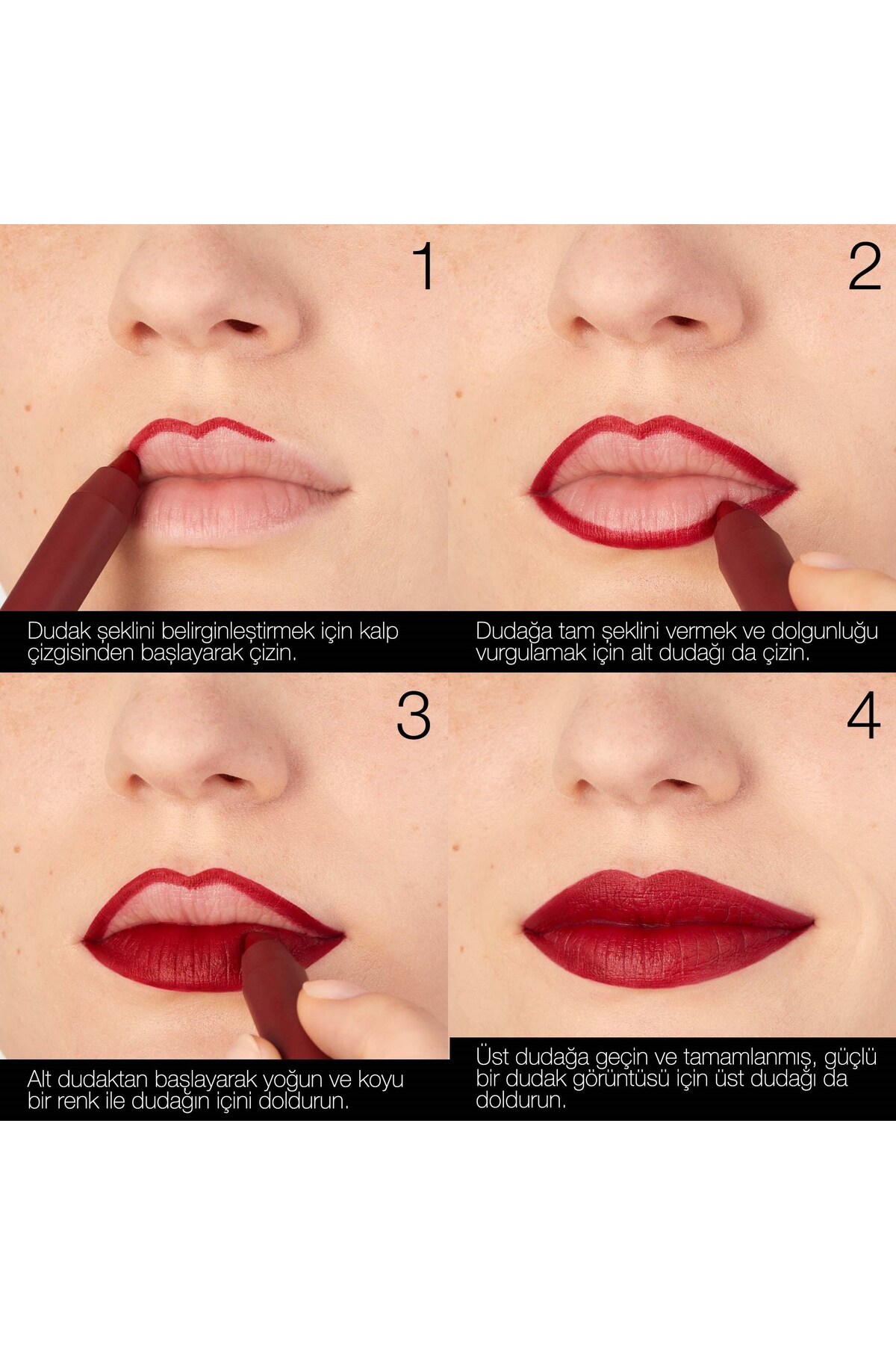 Nars مداد لب پیگمنت با شدت بالا Powermatte ماندگاری بالا و روکش مات رنگ قرمز کلاسیک