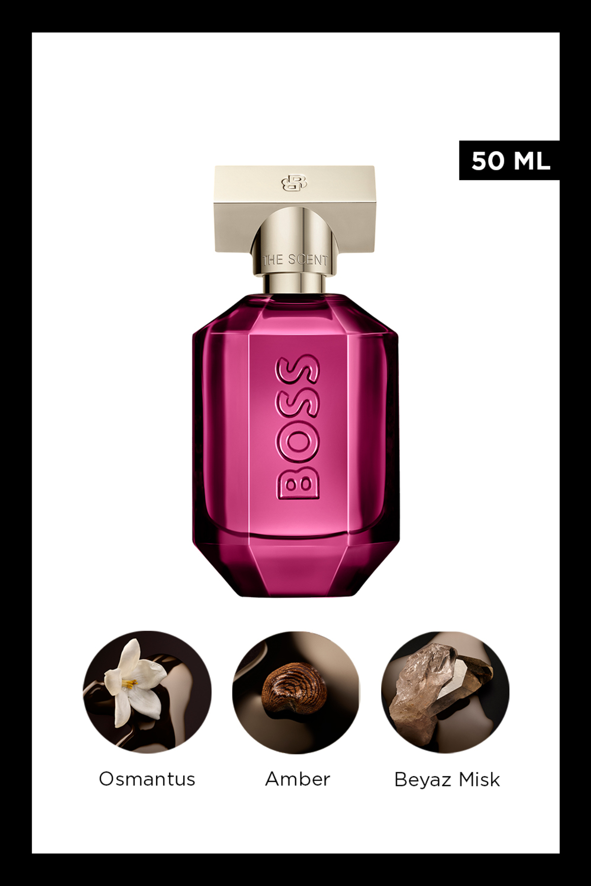 عطر زنانه THE SCENT MAGNETIC FOR HER ادوپرفیوم 50 ML اورجینال Hugo Boss