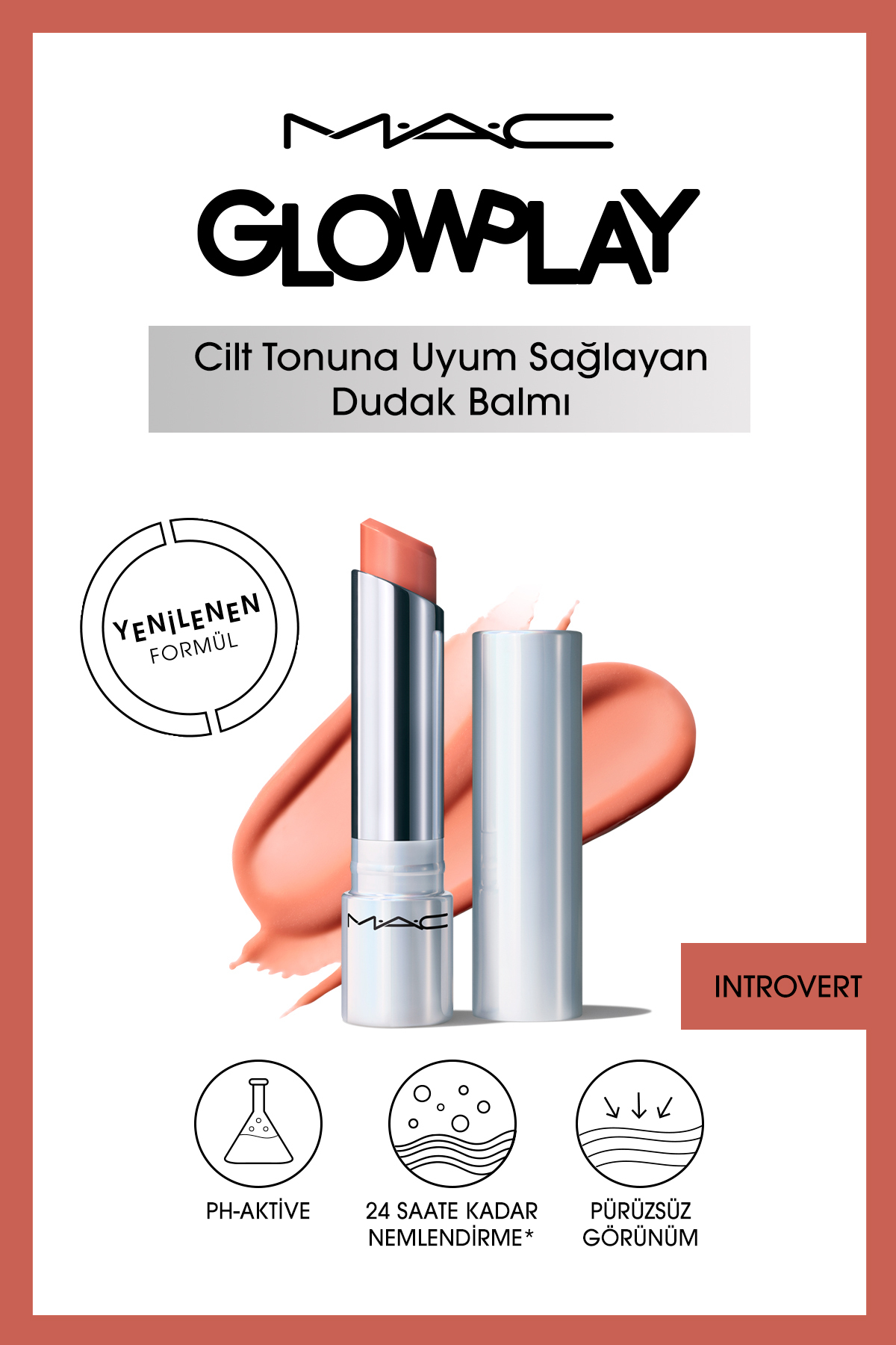 براق کننده لب GLOW PLAY MALP INSROVERT 3 G Mac