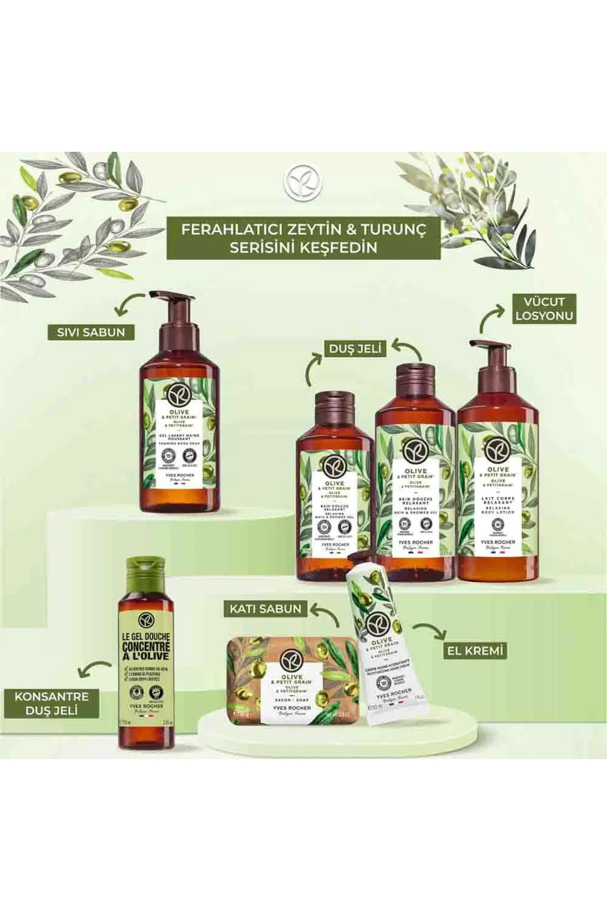 ژل حمام مرطوب کننده زیتون تازه تورونک 200 میلی لیتر ایوروشه Yves Rocher