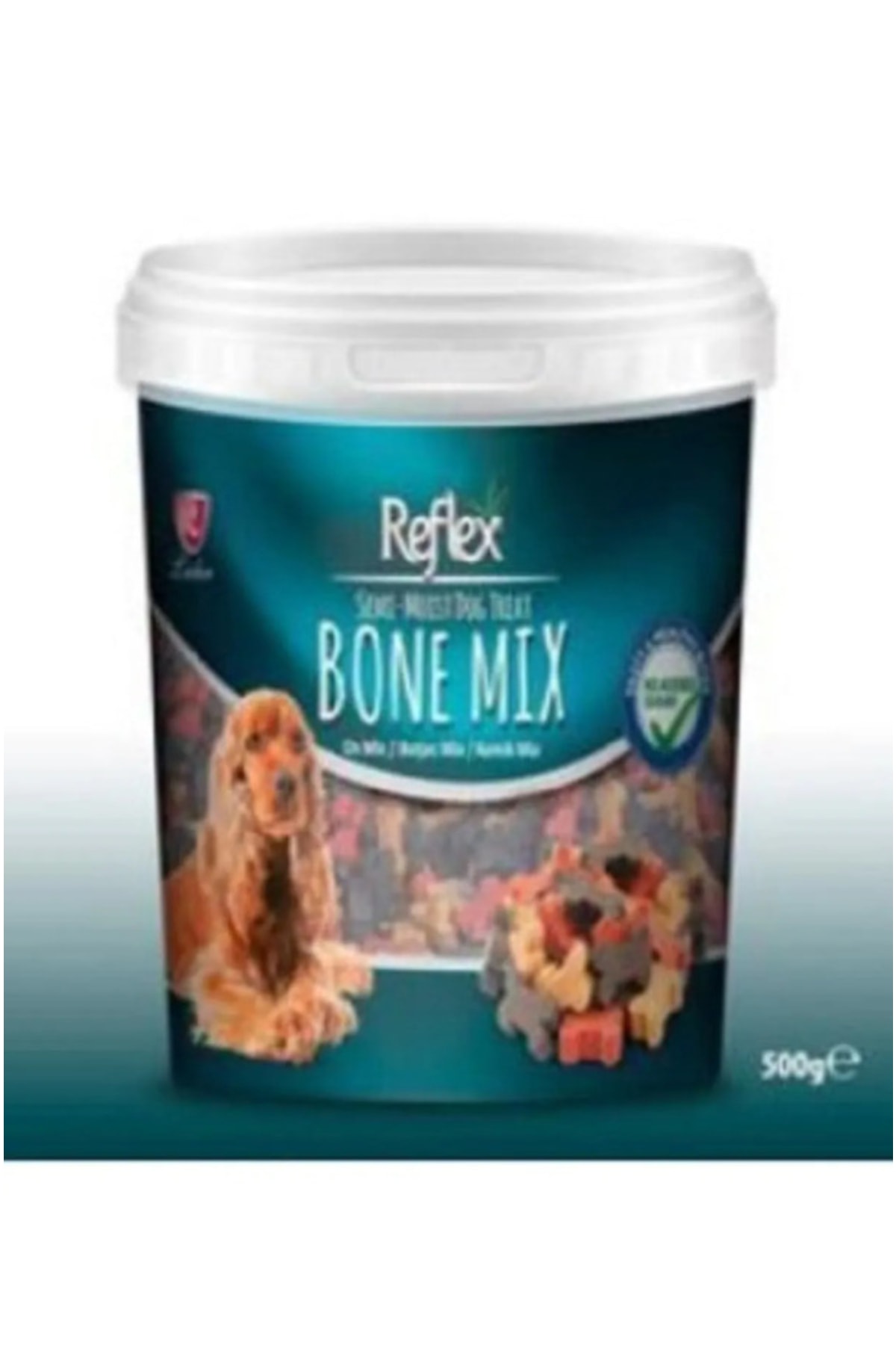 تشویقی سگ رفلکس Reflex Semi Moist Bone Mix، نیمه‌مرطوب، ۵۰۰ گرم