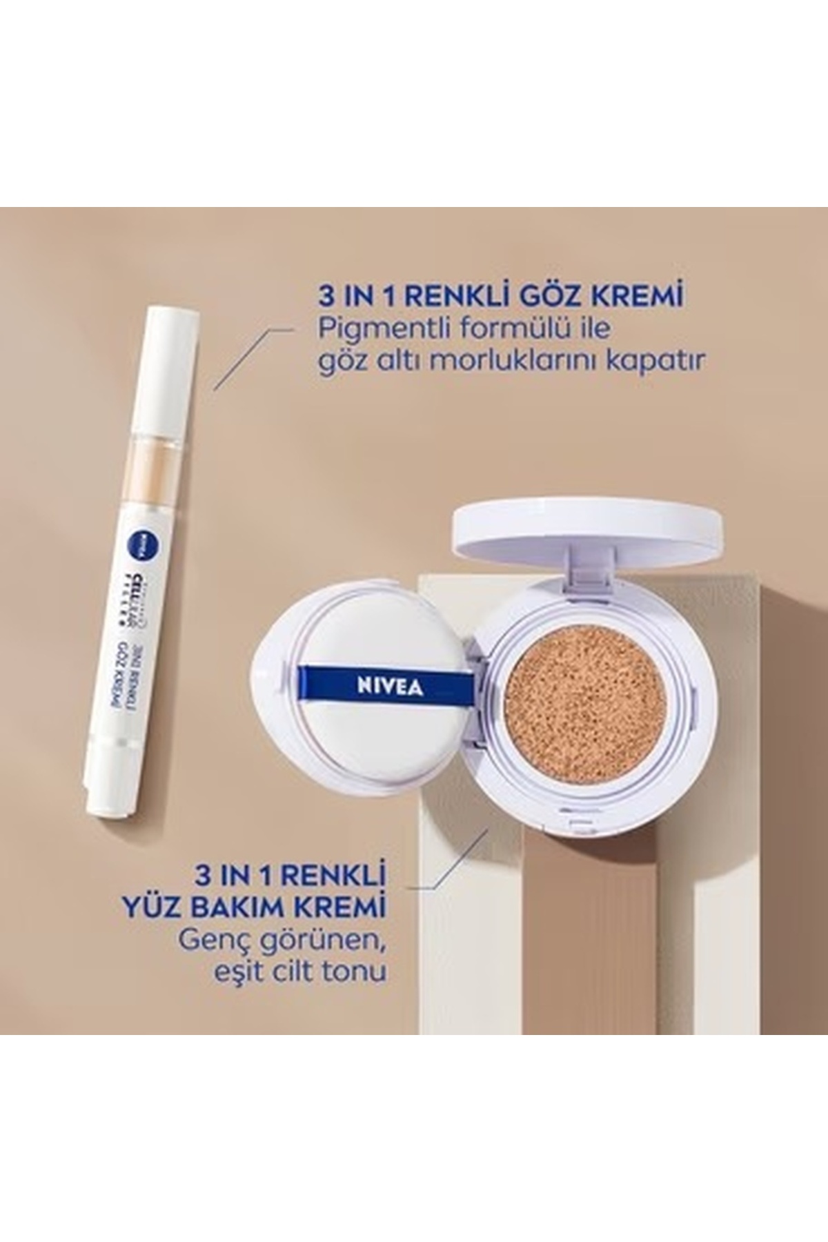 NIVEA ضد پیری تن سفید کرم ضد آفتابی مرطوب کننده صورت متوسط