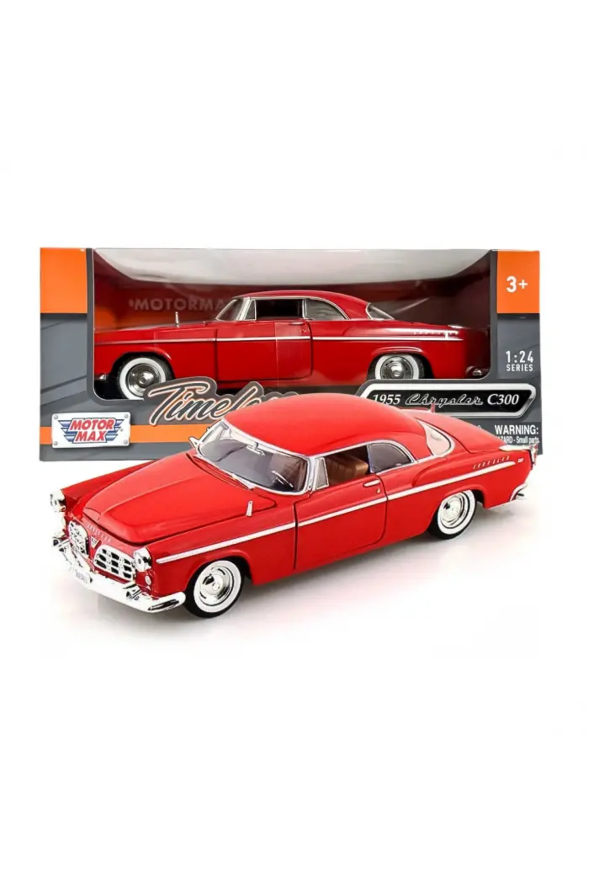 مدل خودرو MOTORMAX 1 24 CHRYSLER C300 1955 اورجینال Motor Max