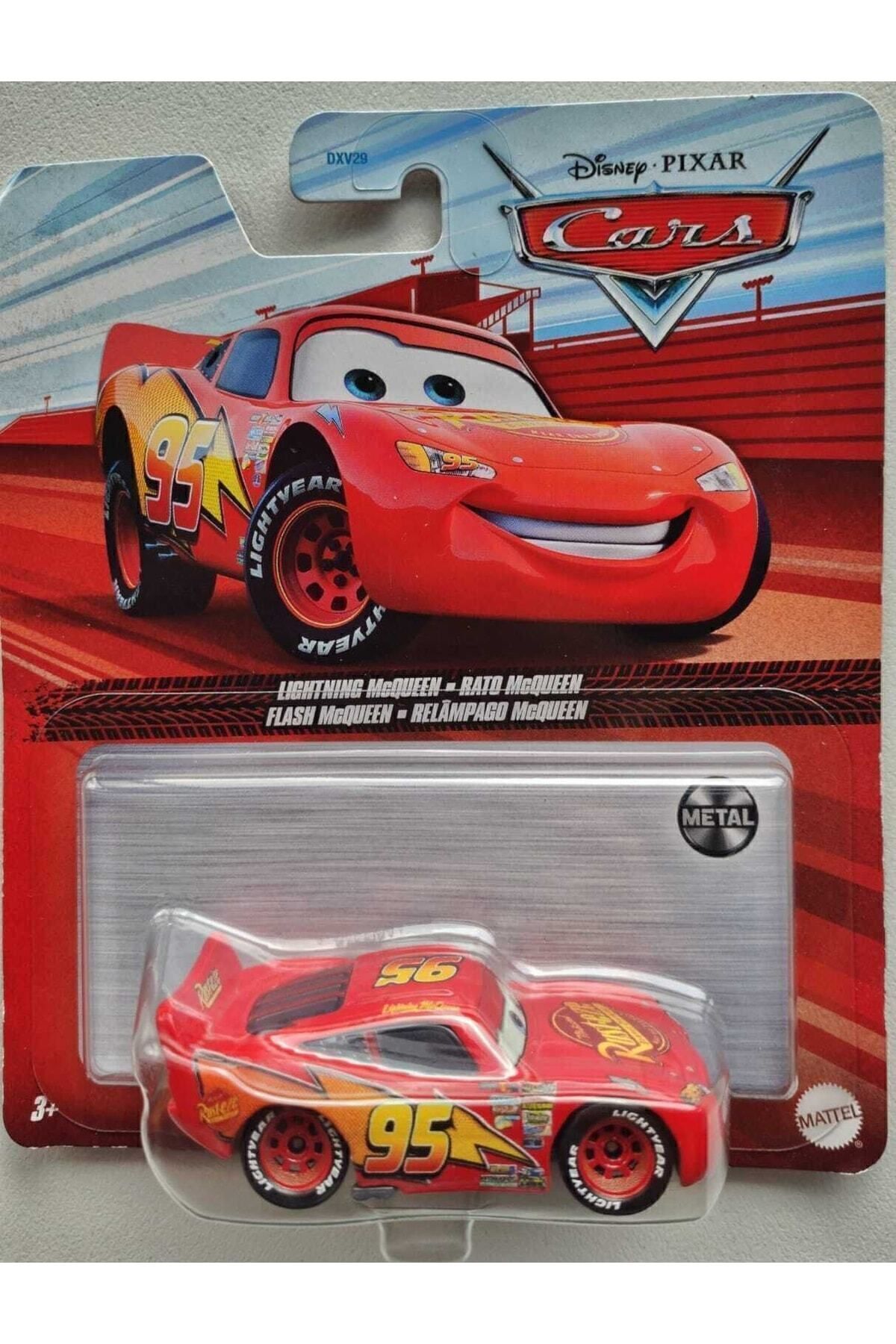 ماشین اسباب بازی DISNEY 3 LIGHTNING MCQUEEN 1:55 تک شخصیت خودرو DXV29 FLM26 JA10 Cars