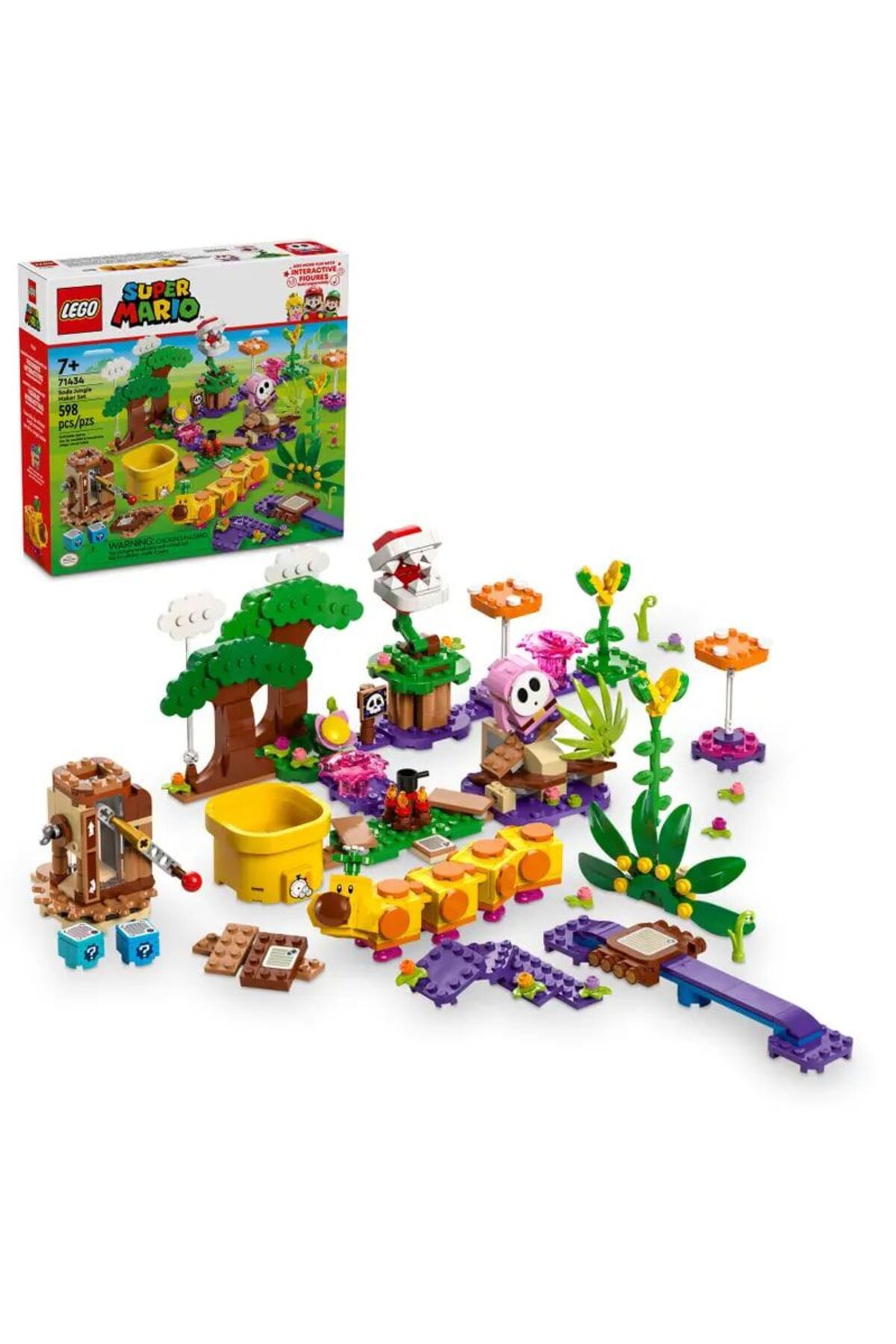 لگو و اسباب بازی های ساخت محور ست ساختمانی جنگلی سودا سوپر ماریو 71434 اورجینال LEGO