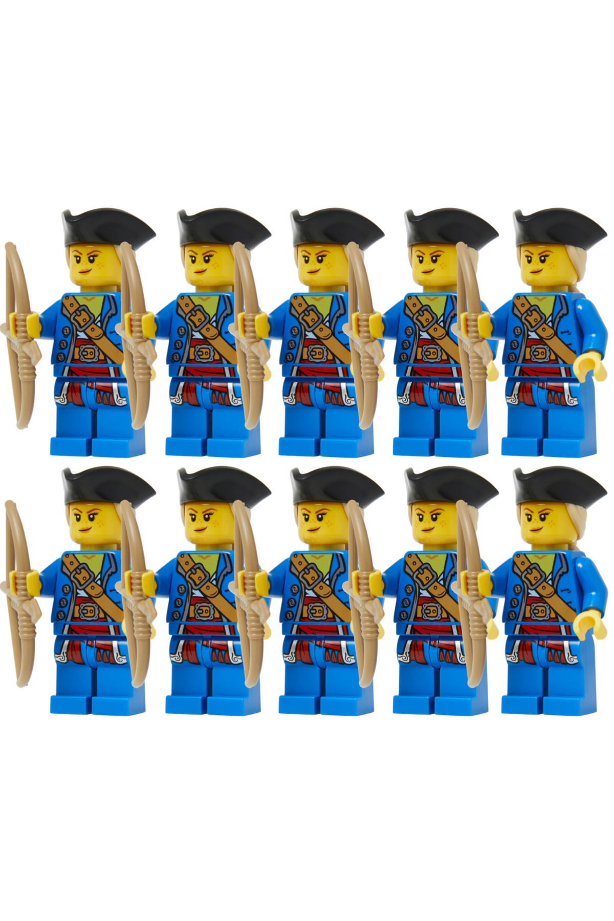 لگو و اسباب بازی های ساخت محور مینی فیگورهای اصلی فیگور دختر دزد دریایی CHEEKY 10 عدد اورجینال LEGO