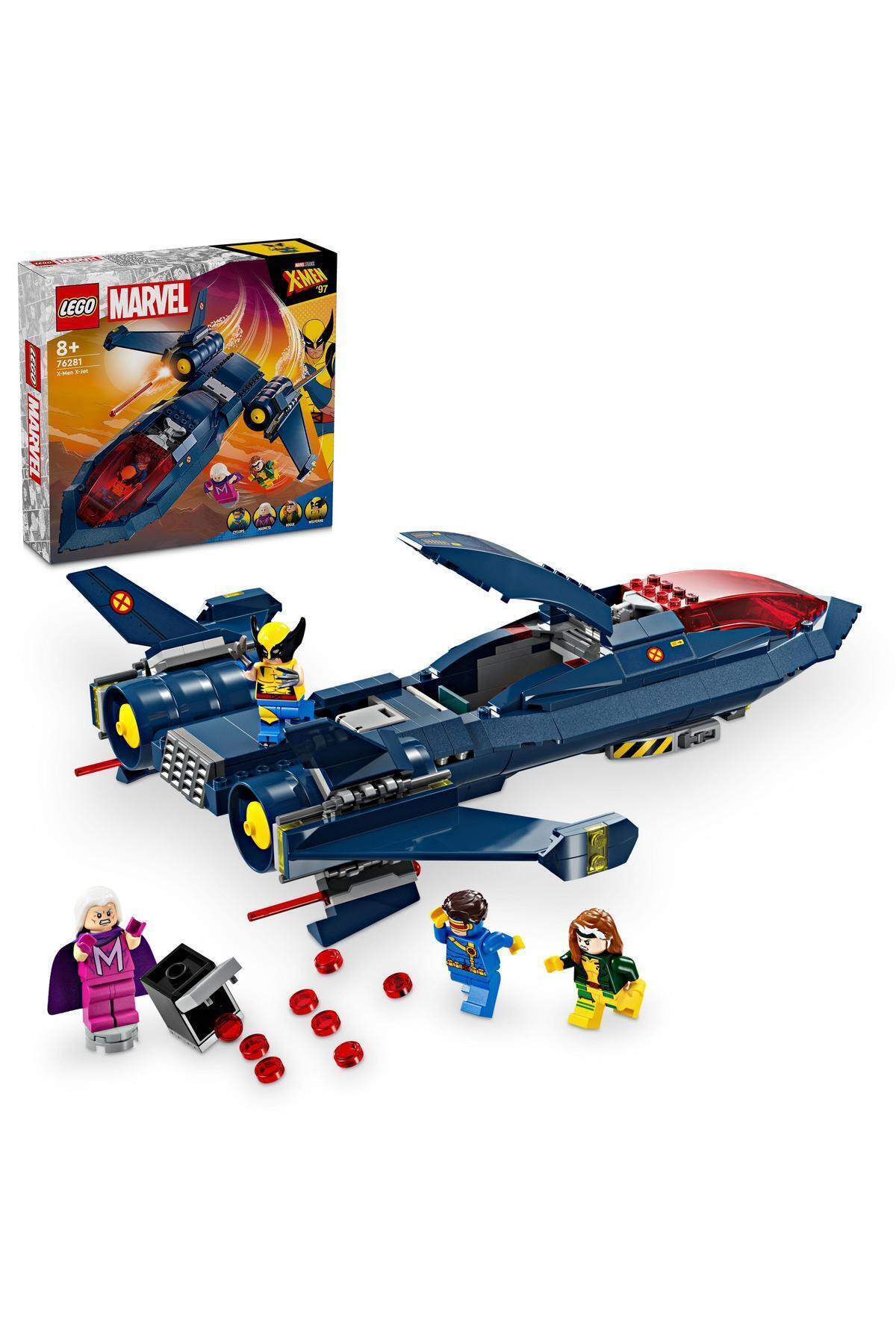 لگو و اسباب بازی های ساخت محور ® MARVEL X مردانه JET 76281 – مجموعه اسباب‌بازی خلاقانه برای کودکان ۸ سال به بالا ۳۵۹P اورجینال LEGO