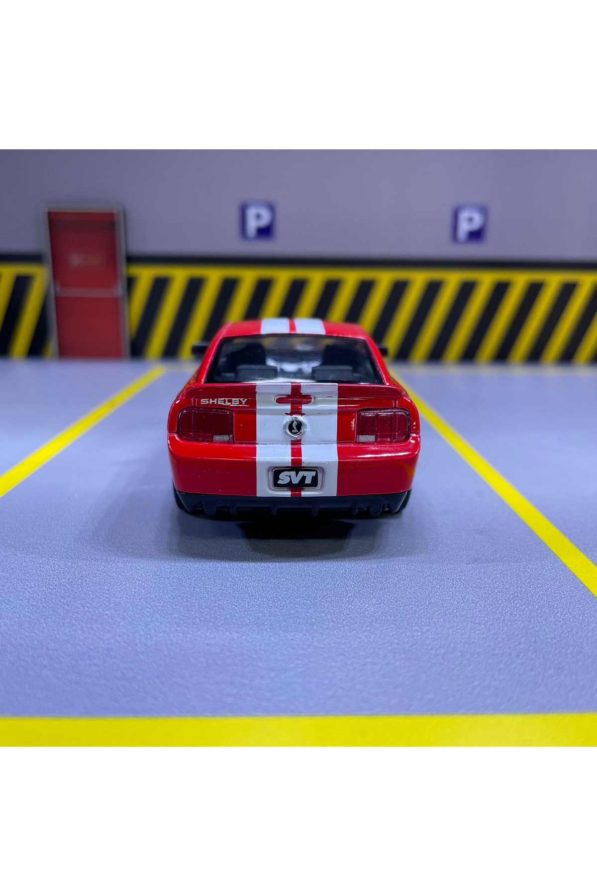 مدل خودرو 2007 SHELBY GT500 1 36 SCALE KINSMART DIECAST METAL MODEL CAR TOY PULL DROP اورجینال Kinsmart