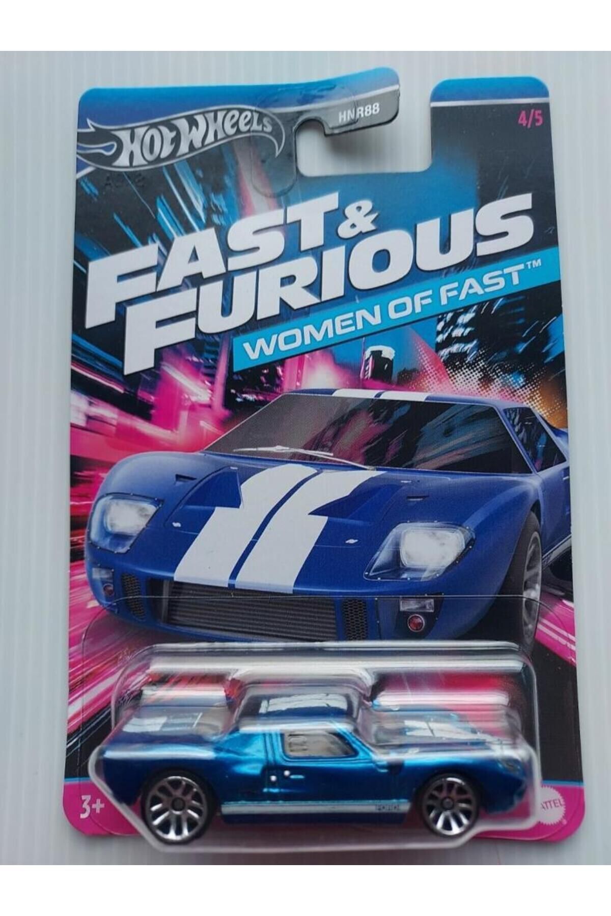 مدل خودرو زنان سریع و خشمگین از ماشین فورد GT40 4 5 هات ویلز اورجینال HOT WHEELS