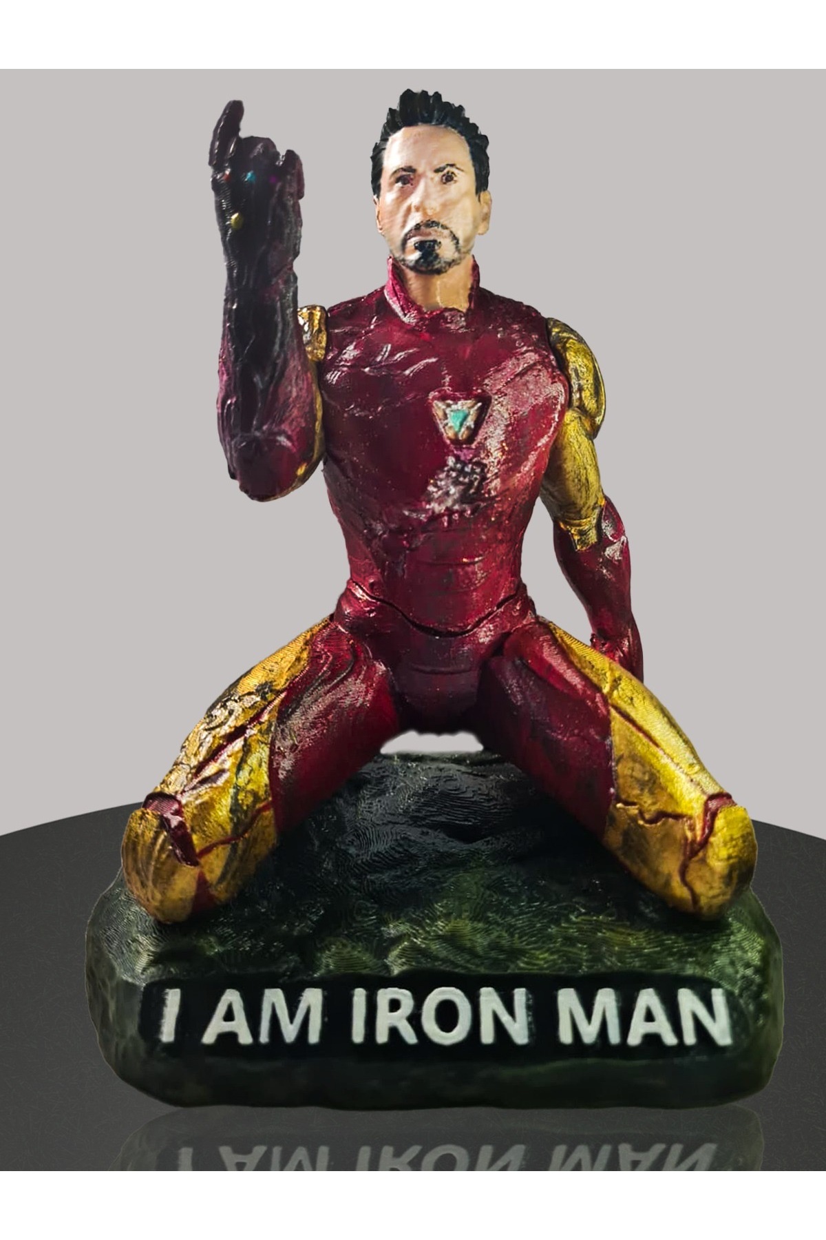 فیگور ESELYA 3D MARVEL AVENGERS IRON MAN TONY STARK SNAP FINGER STATUE ACTION FIGURE ENDGAME از ترکیه eselya
