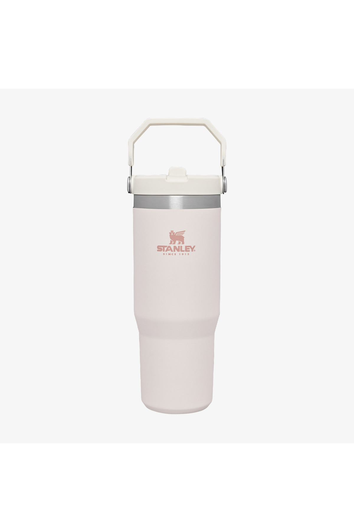 فلاسک قمقمه صورتی یونیسکس 0.89 لیتری ICEFLOW FLIP STRAW با نی اورجینال Stanley