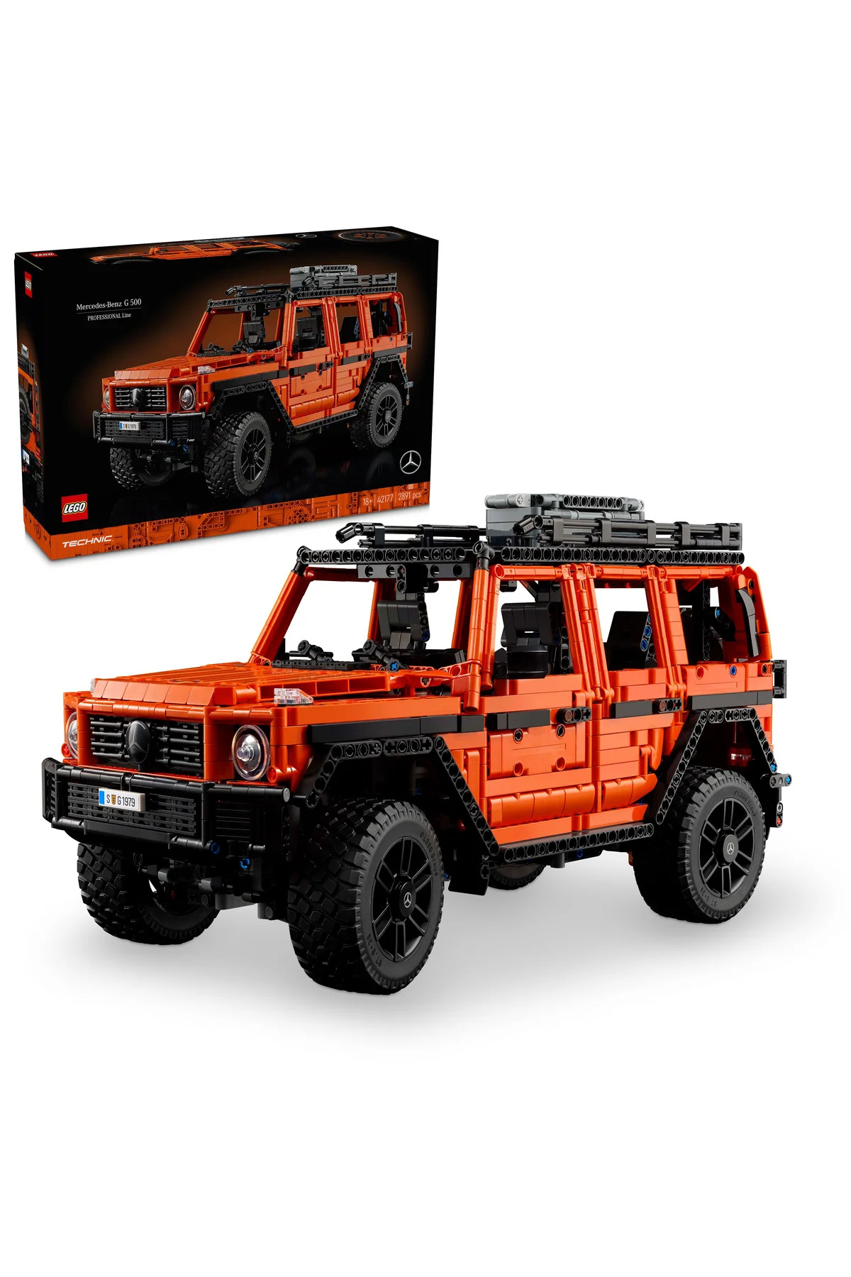 لگو و اسباب بازی های ساخت محور ® TECHNIC MERCEDES BENZ G 500PROFESSIONAL LINE 42177 18+ ست ساختمان 2891 قطعه اورجینال LEGO