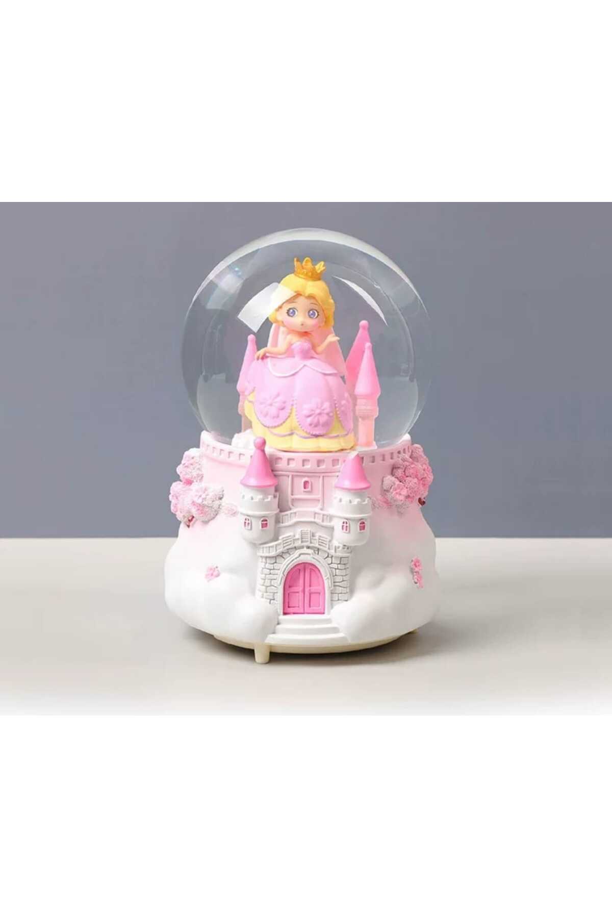 گوی برفی MR PRINCESS LIGHTED MUSICAL SNOW GLOBE یک هدیه عالی از ترکیه mr shopping