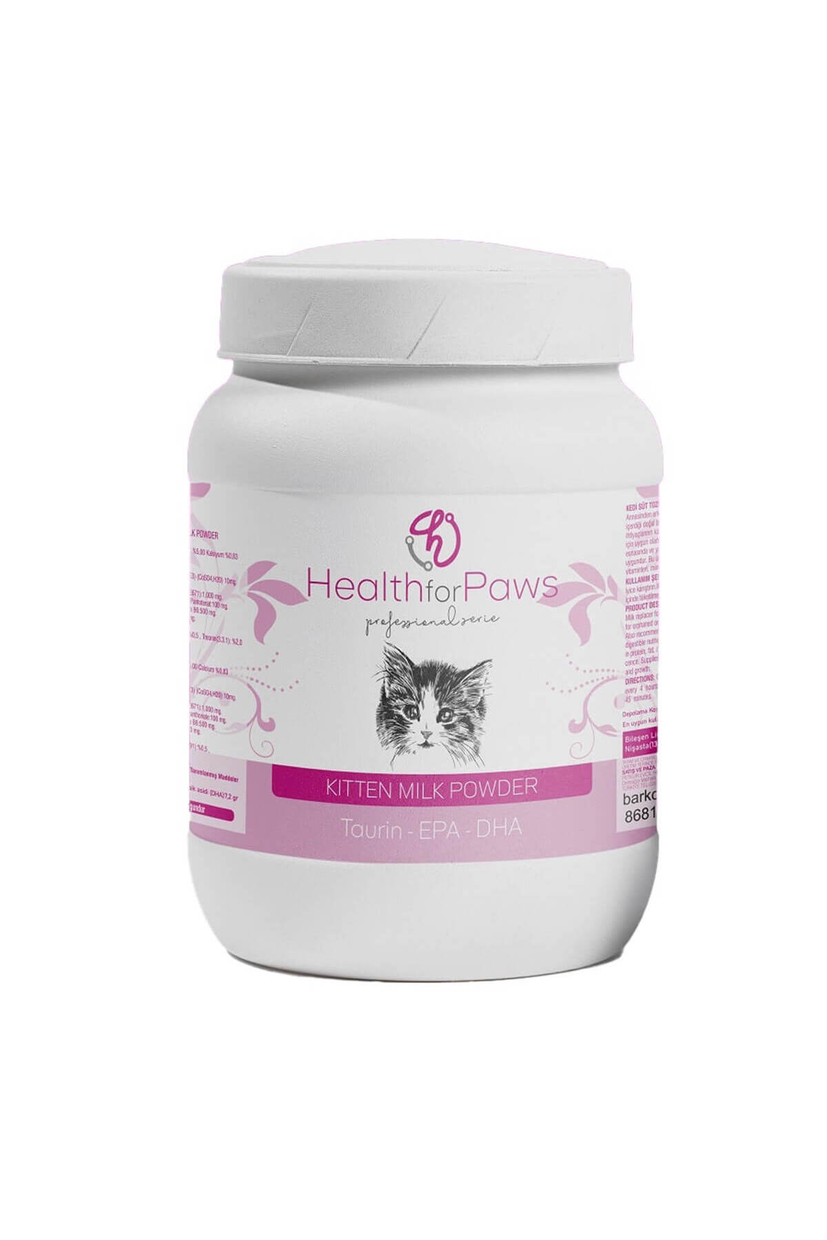 پودر شیر بچه‌گربه هلث فور پاوز HEALTH FOR PAWS، ۲۵۰ گرم