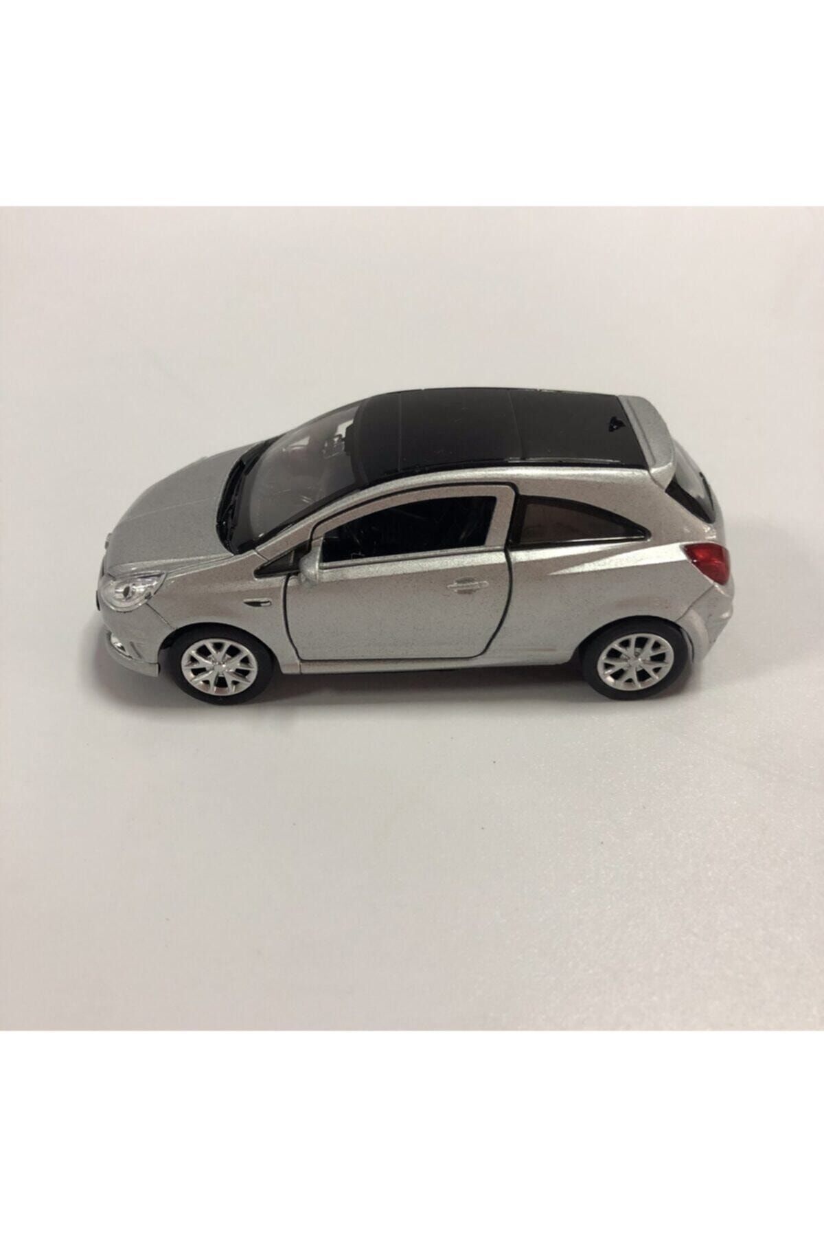 مدل خودرو دای کاست OPEL CORSA METAL PULL DROP CAR خاکستری اورجینال WELLY