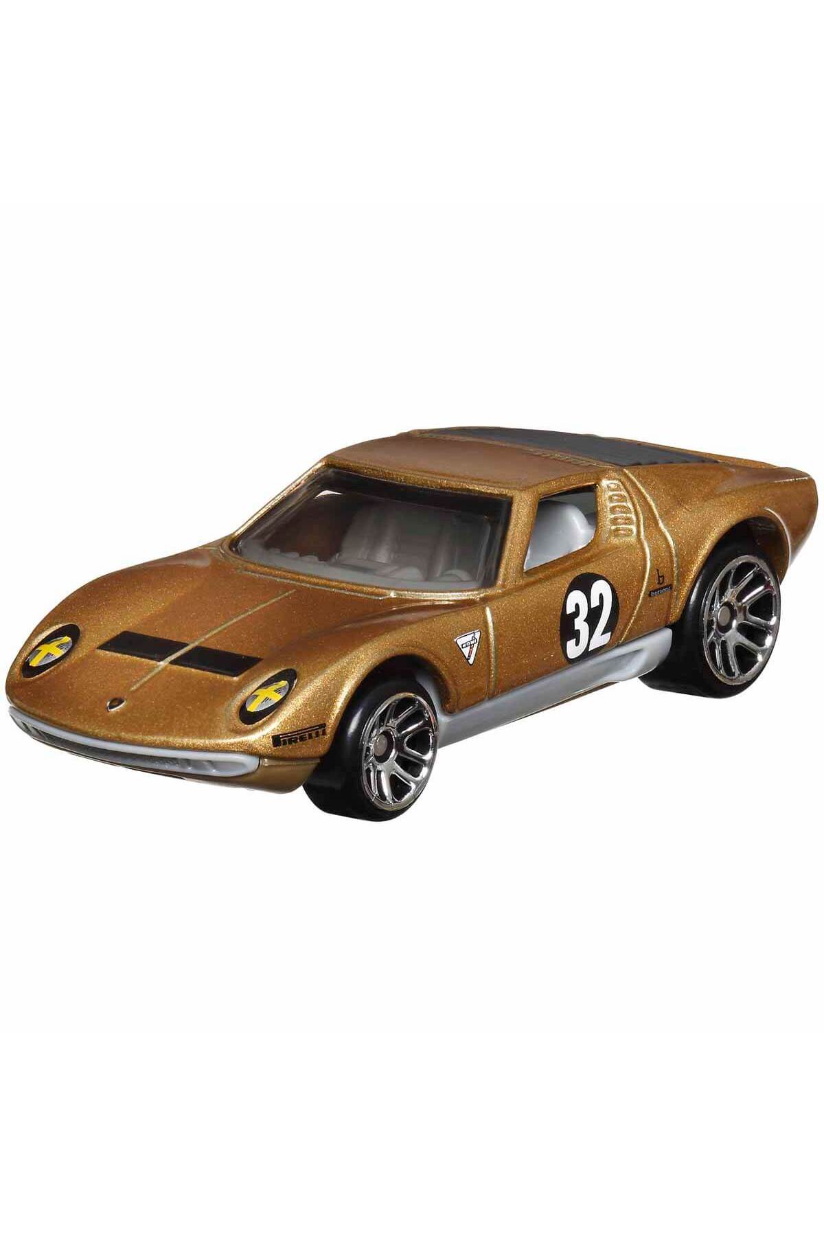 ماشین اسباب بازی اتومبیل های مجرد پرنعمت 1971 LAMBORGHINI MIURA SV HRV03 هات ویلز اورجینال HOT WHEELS