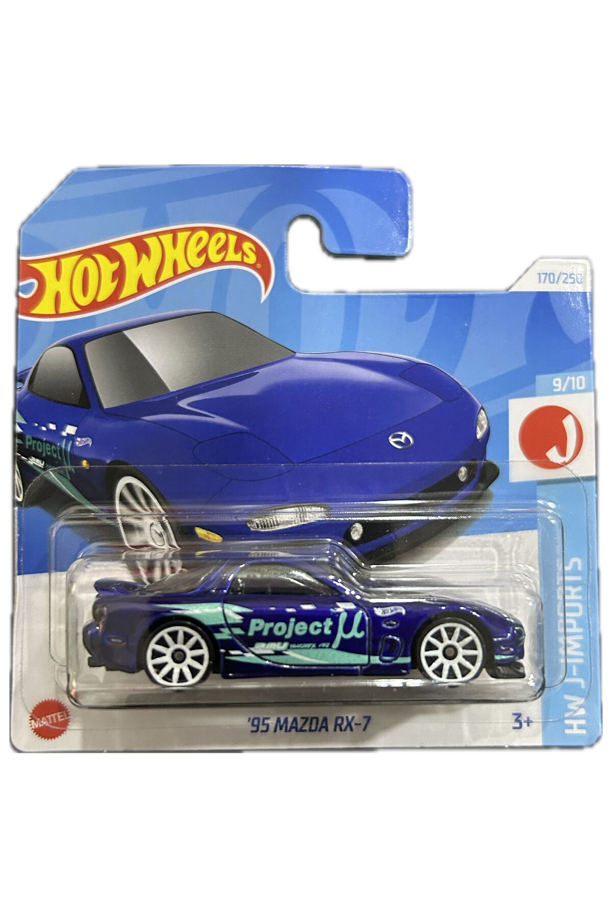 ماشین اسباب بازی کیس 95 مزدا RX 7P 2024 از ترکیه HOT WHEELS