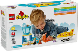 مجموعه ساختنی تجربه اولین فرودگاه لگو LEGO DUPLO مدل 10443، ۲۳ قطعه، حداقل سن ۲ سال