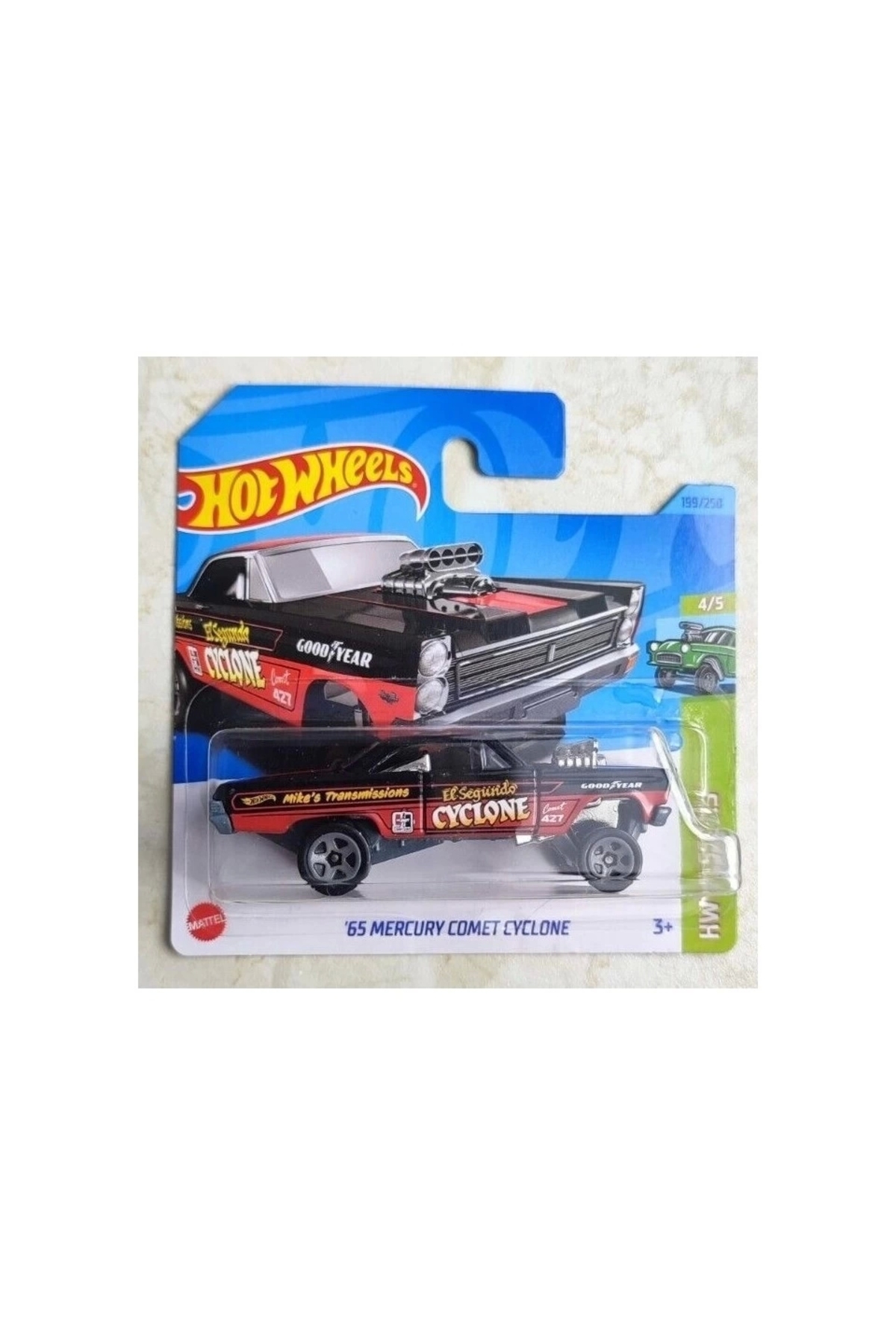 ماشین اسباب بازی خودروهای تکی '65 MERCURY COMET CYC HKH62 از ترکیه HOT WHEELS