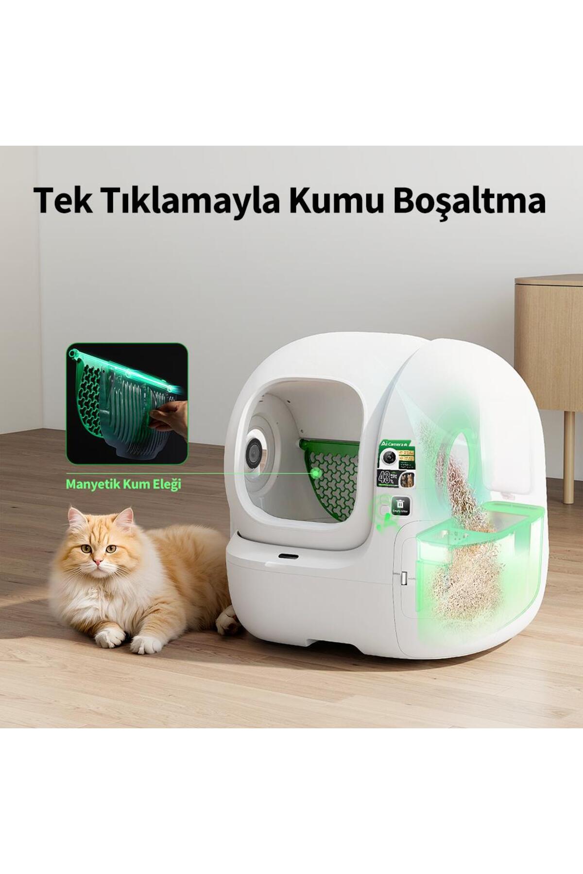توالت گربه هوشمند پت‌کیت Petkit Purobot Max Pro 2
