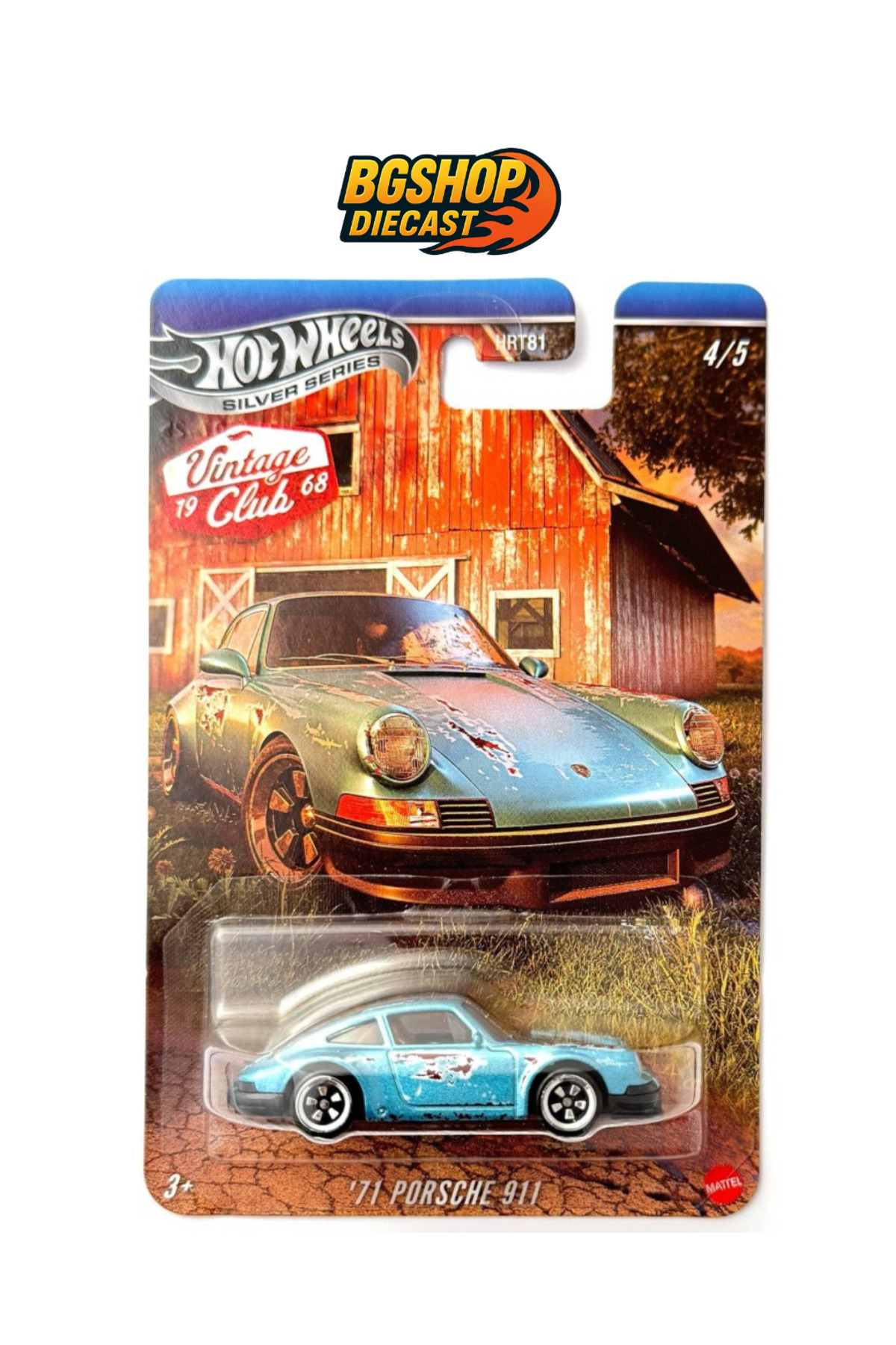 ماشین اسباب بازی PORSCHE 911 سری نقره‌ای 2026 VINTAGE CLUB '71 HOT WHEELS