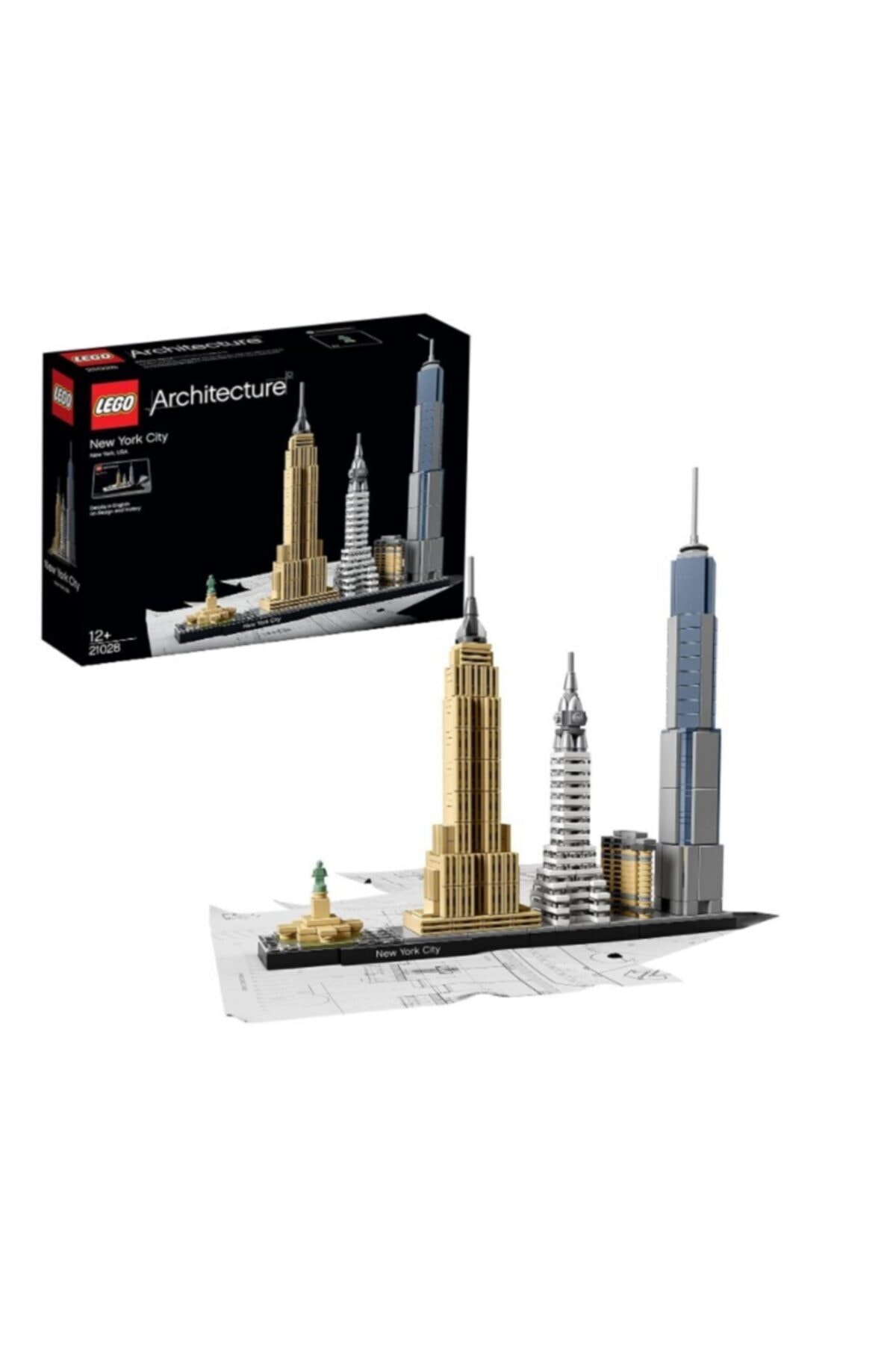 لگو و اسباب بازی های ساخت محور معماری شهر نیویورک 21028 اورجینال LEGO