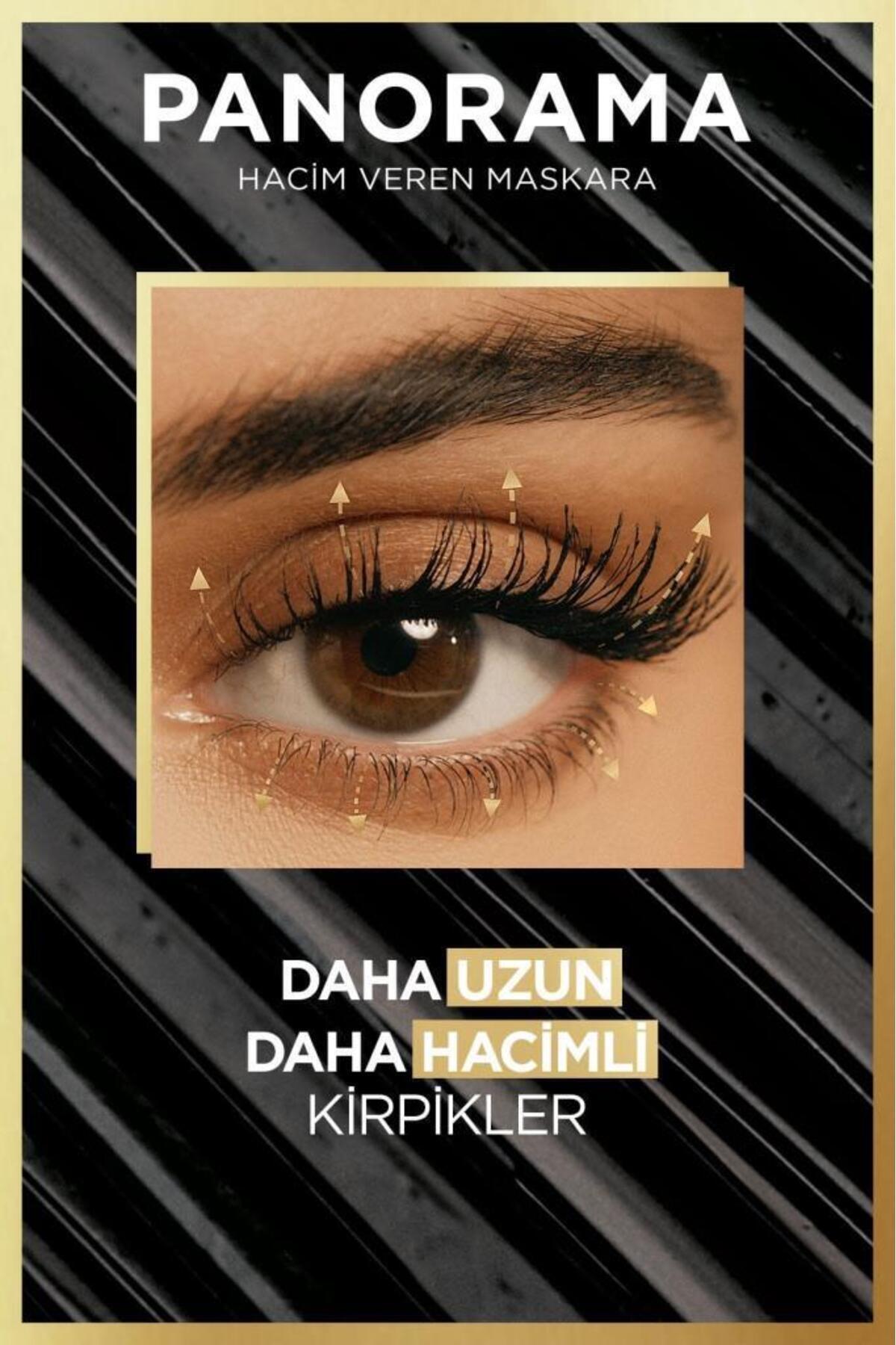 ریمل PANORAMA VOLUMIZING با FURL &amp; LIFT EFFECT مشکی DEMBA1723 L'Oreal Paris