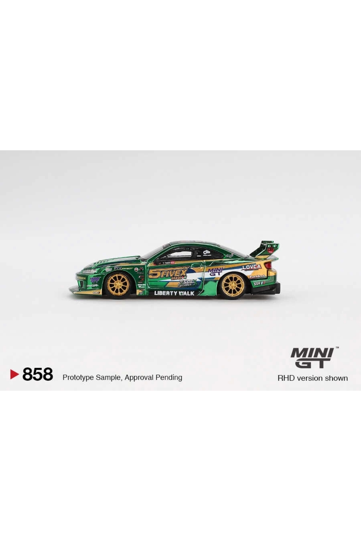 مدل خودرو 1 64 نیسان LB SUPER SILHOUETTE S15 SILVIA LBWK 2024 FAUSTO RACING BLISTER PACKAGE اورجینال mini gt