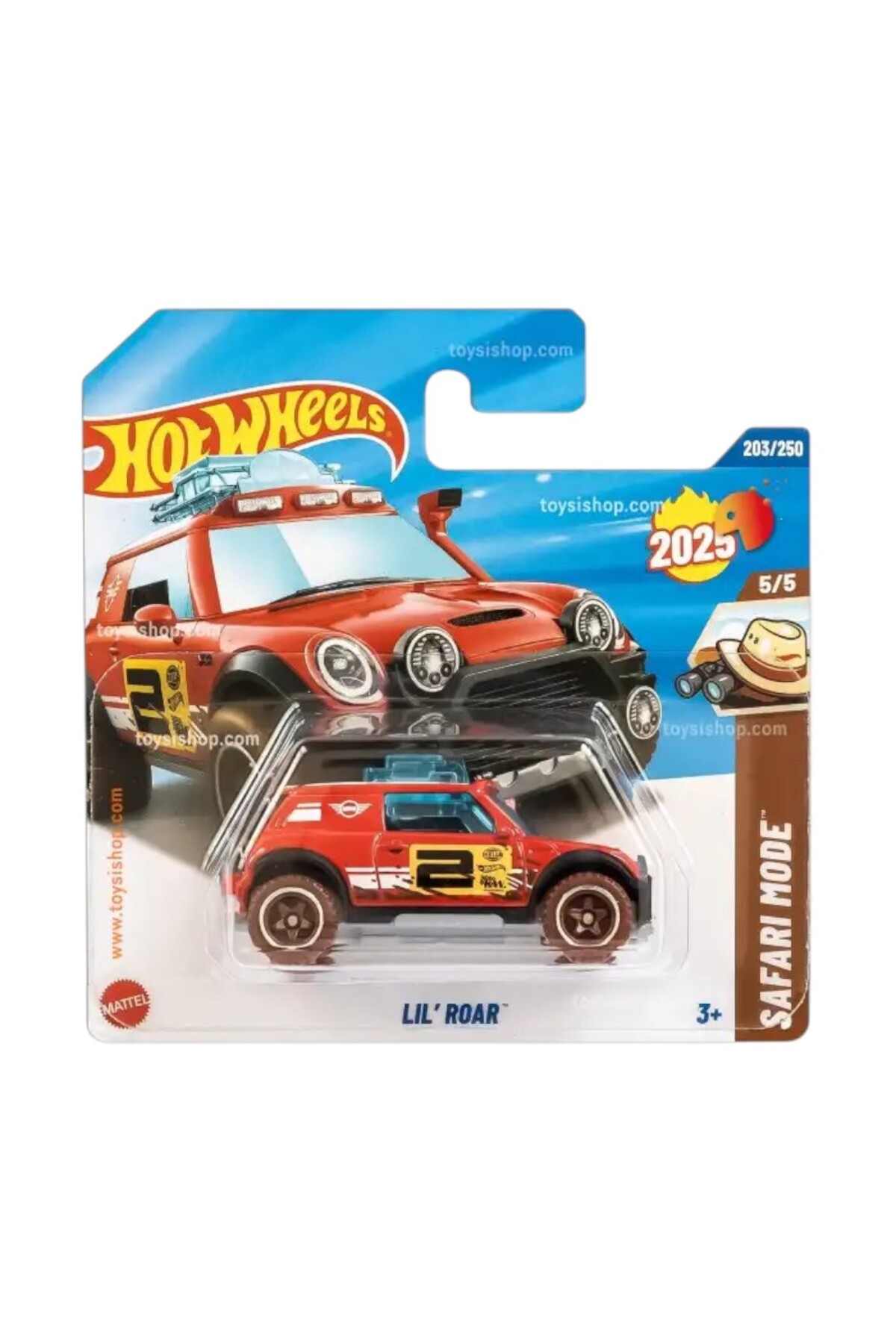 ماشین اسباب بازی LIL ROAR حالت سافاری HYW44 از ترکیه HOT WHEELS