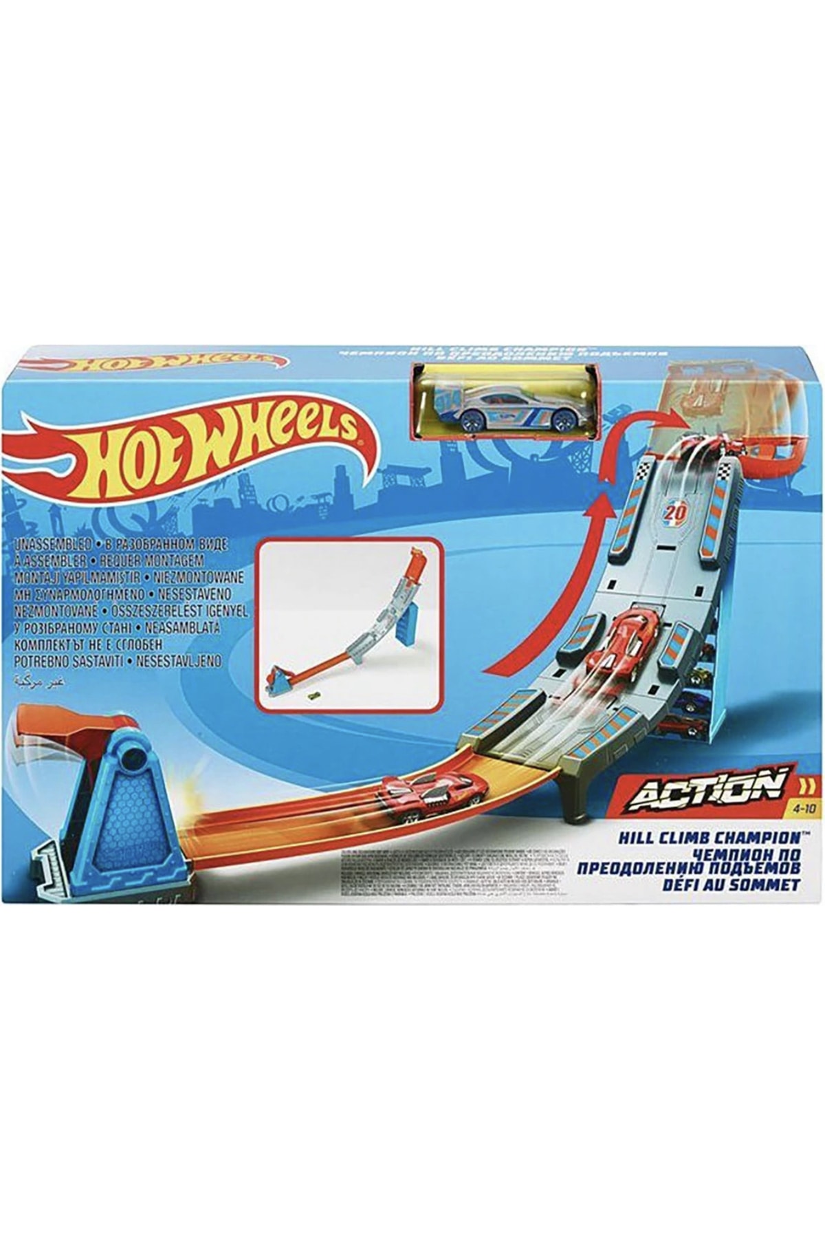 ماشین اسباب بازی مجموعه مسابقه پیست قهرمانی 3 10 سال HOT WHEELS