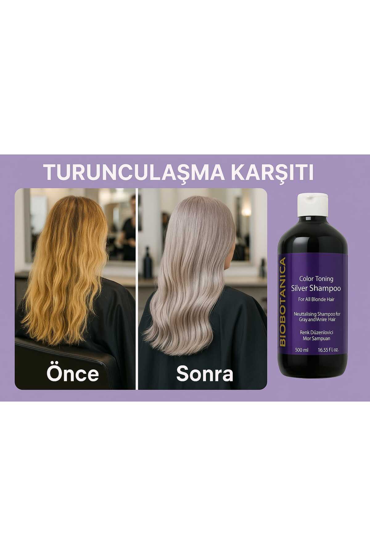 شامپو مردانه و زنانه شامپوی ضد نقره ای نارنجی 500 میل Biobotanica