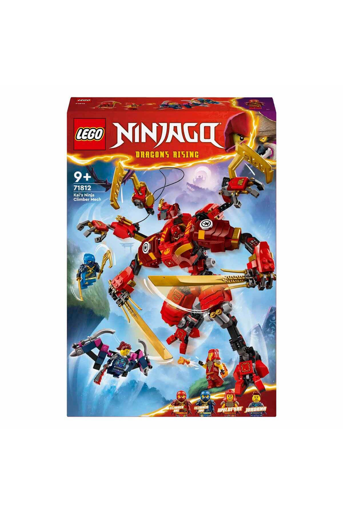 لگو و اسباب بازی های ساخت محور KAI'S NINJA CLIMBING ROBOT 71812 4 نینجا مینیون برای کودکان 9 سال به بالا از ترکیه LEGO