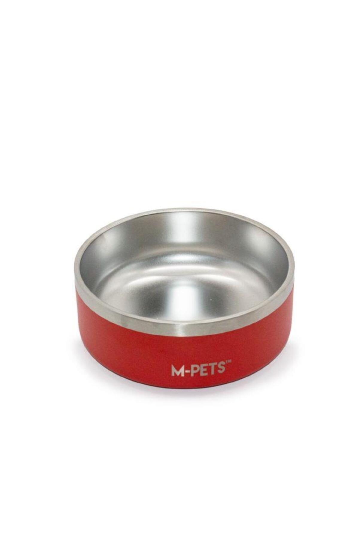ظرف غذای حیوانات خانگی دوجداره ۱٫۲۵ لیتری قرمز اسکیمو، ام‌پتس M-PETS