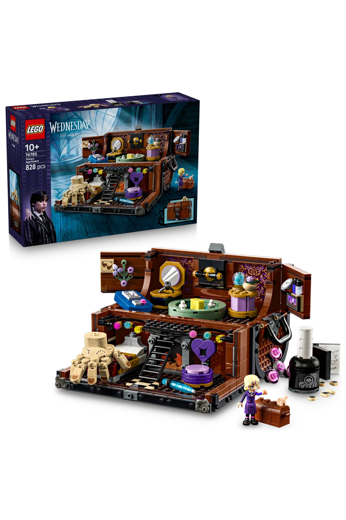 لگو و اسباب بازی های ساخت محور ® WEDNESDAY THING'S FLAT 76785 – ست هدیه تولد برای سنین 10+ 828P اورجینال LEGO