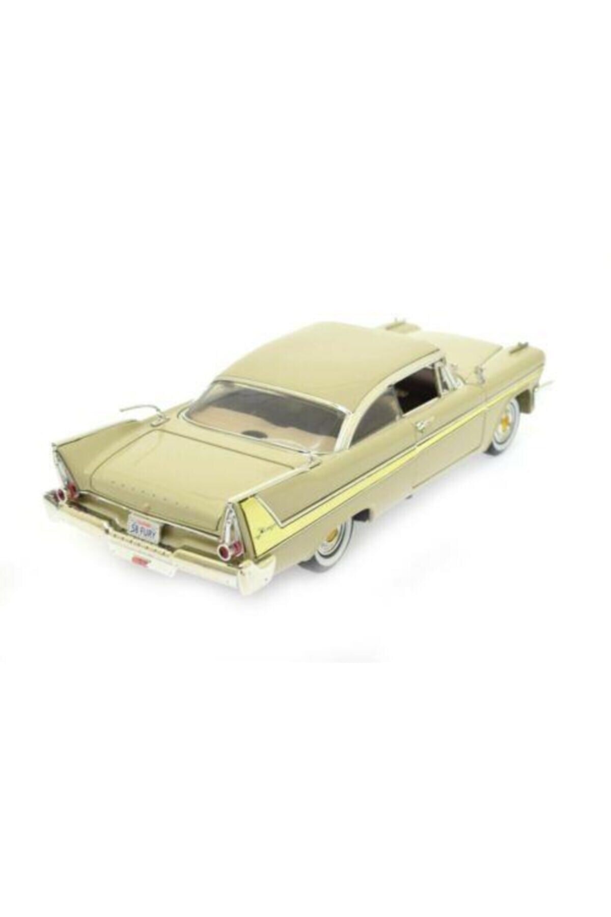مدل خودرو MOTORMAX 1958 PLYMOUTH FURY CREAM 1:18 ماشین اورجینال Motor Max
